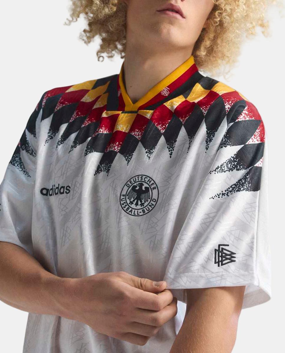T-shirt de Homem Alemanha Retro 1994 Branco-8