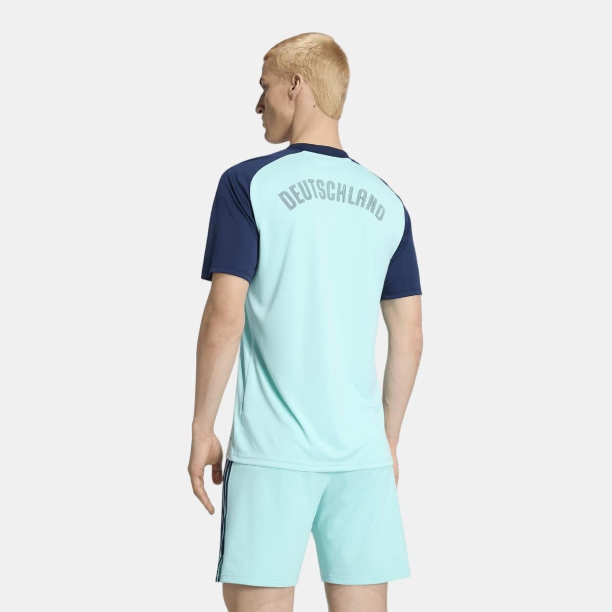 T-shirt de Homem Alemanha Mundial 2026 Pre Match Azul-2