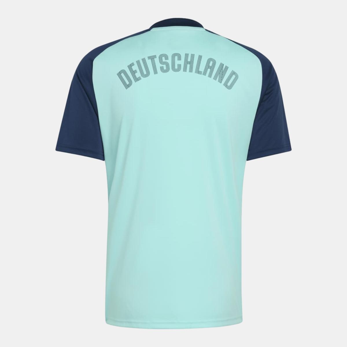 T-shirt de Homem Alemanha Mundial 2026 Pre Match Azul-8
