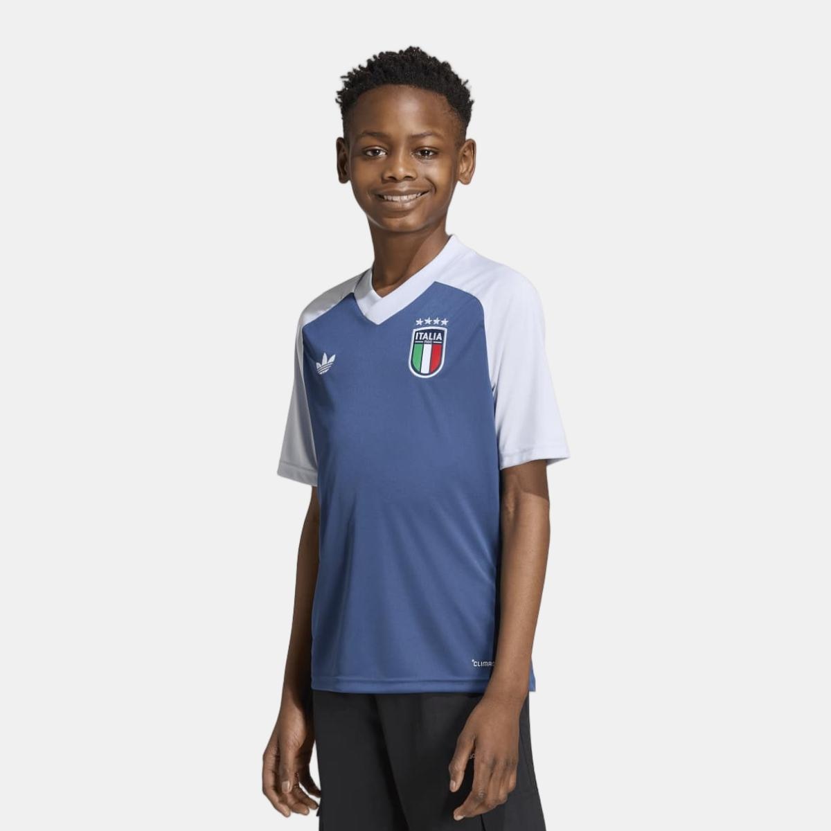 T-shirt de Criança Itália Mundial 2026 Pre Match Azul-marinho-3
