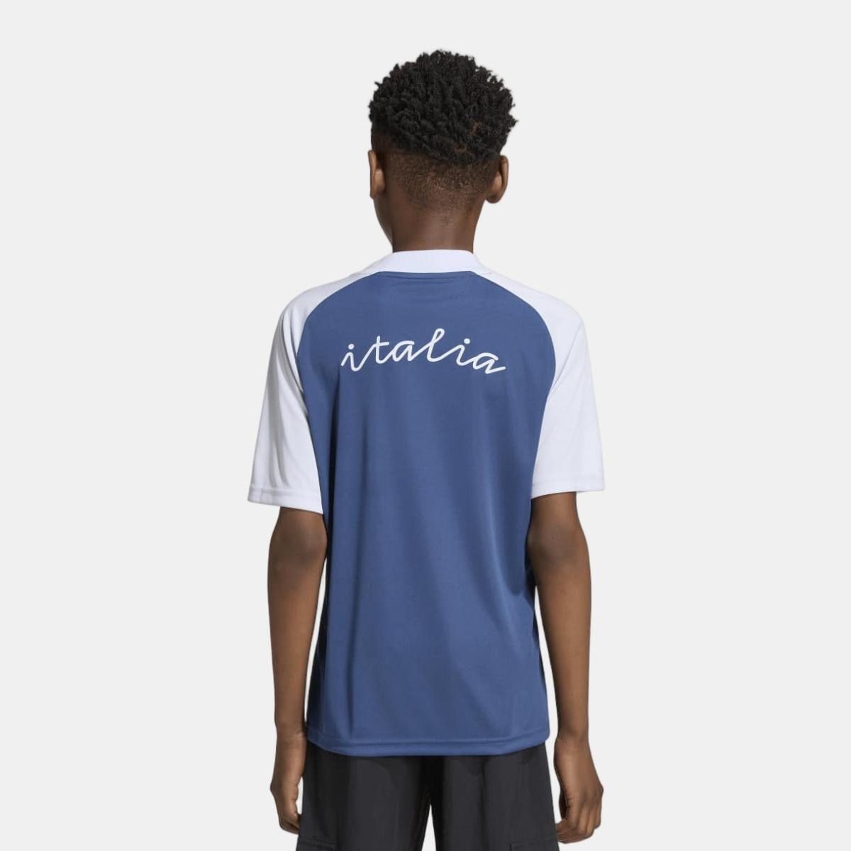 T-shirt de Criança Itália Mundial 2026 Pre Match Azul-marinho-4