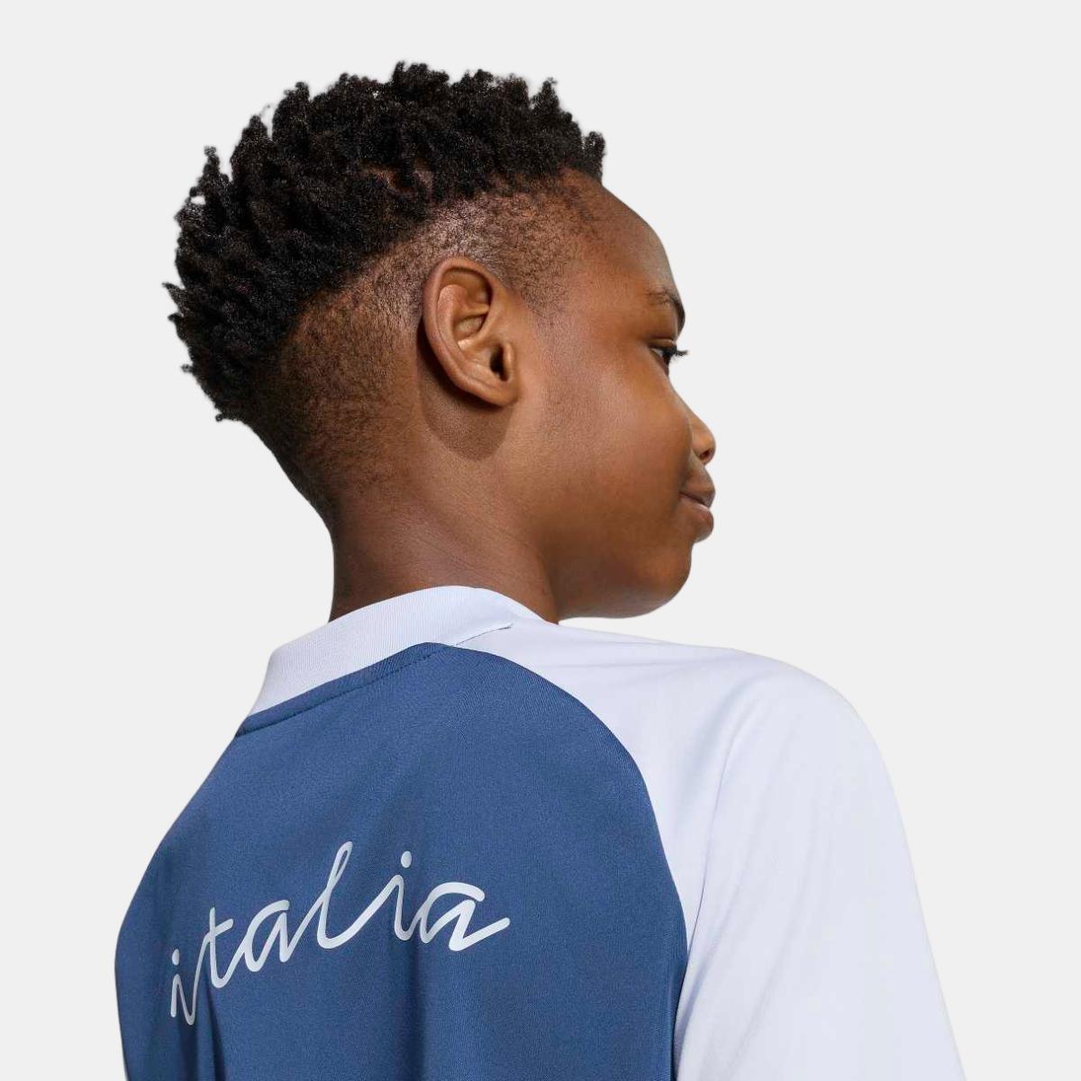 T-shirt de Criança Itália Mundial 2026 Pre Match Azul-marinho-5