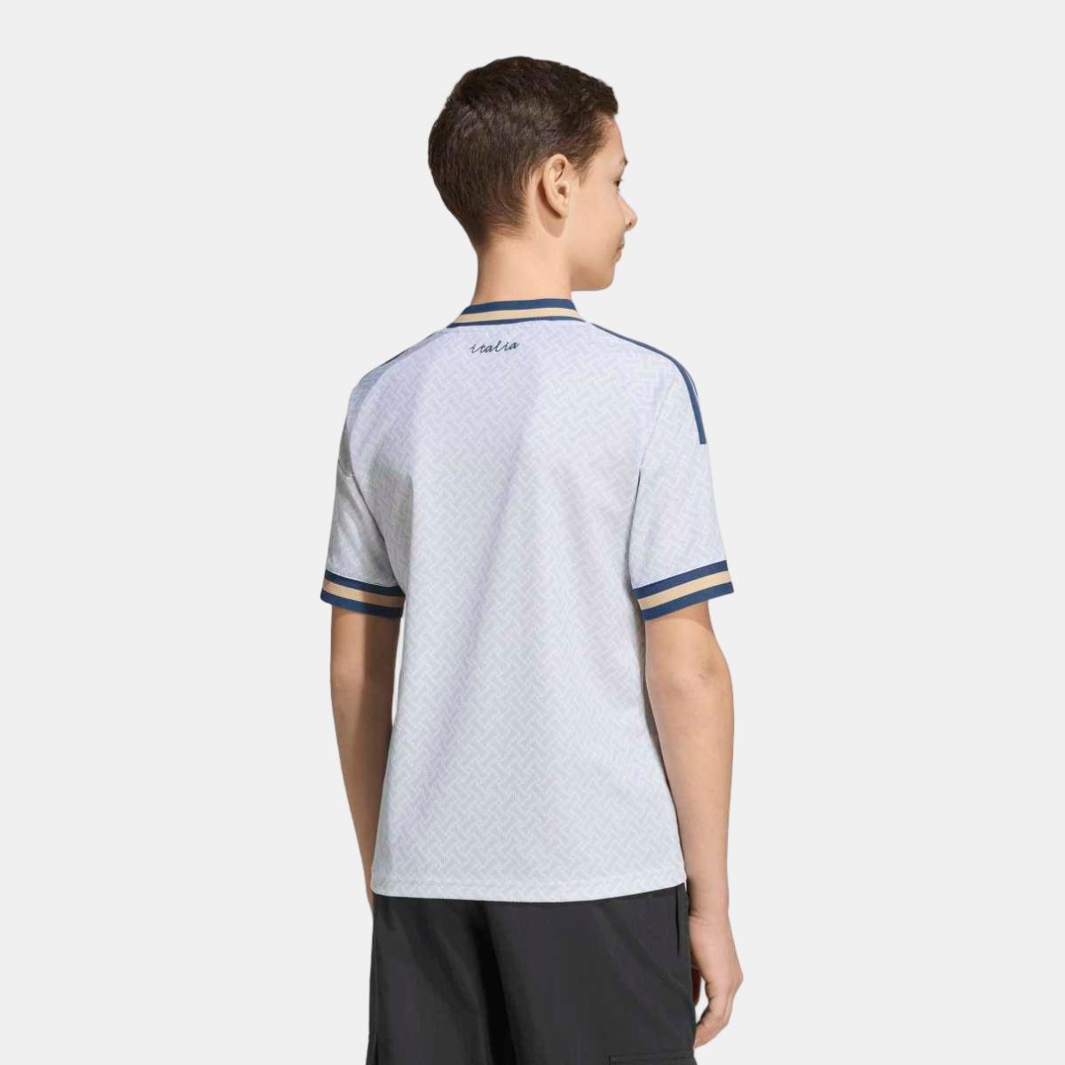 T-shirt de Criança 2.º Equipamento Itália Mundial 2026 Originals Azul-4
