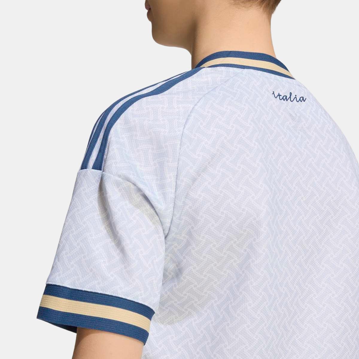 T-shirt de Criança 2.º Equipamento Itália Mundial 2026 Originals Azul-5