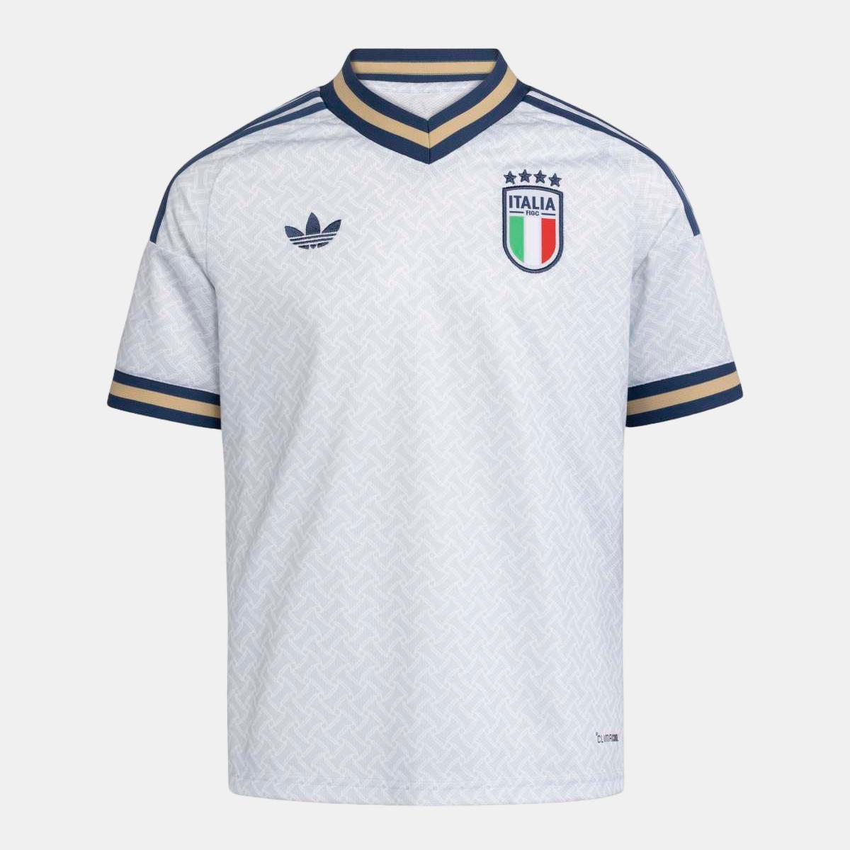 T-shirt de Criança 2.º Equipamento Itália Mundial 2026 Originals Azul-8