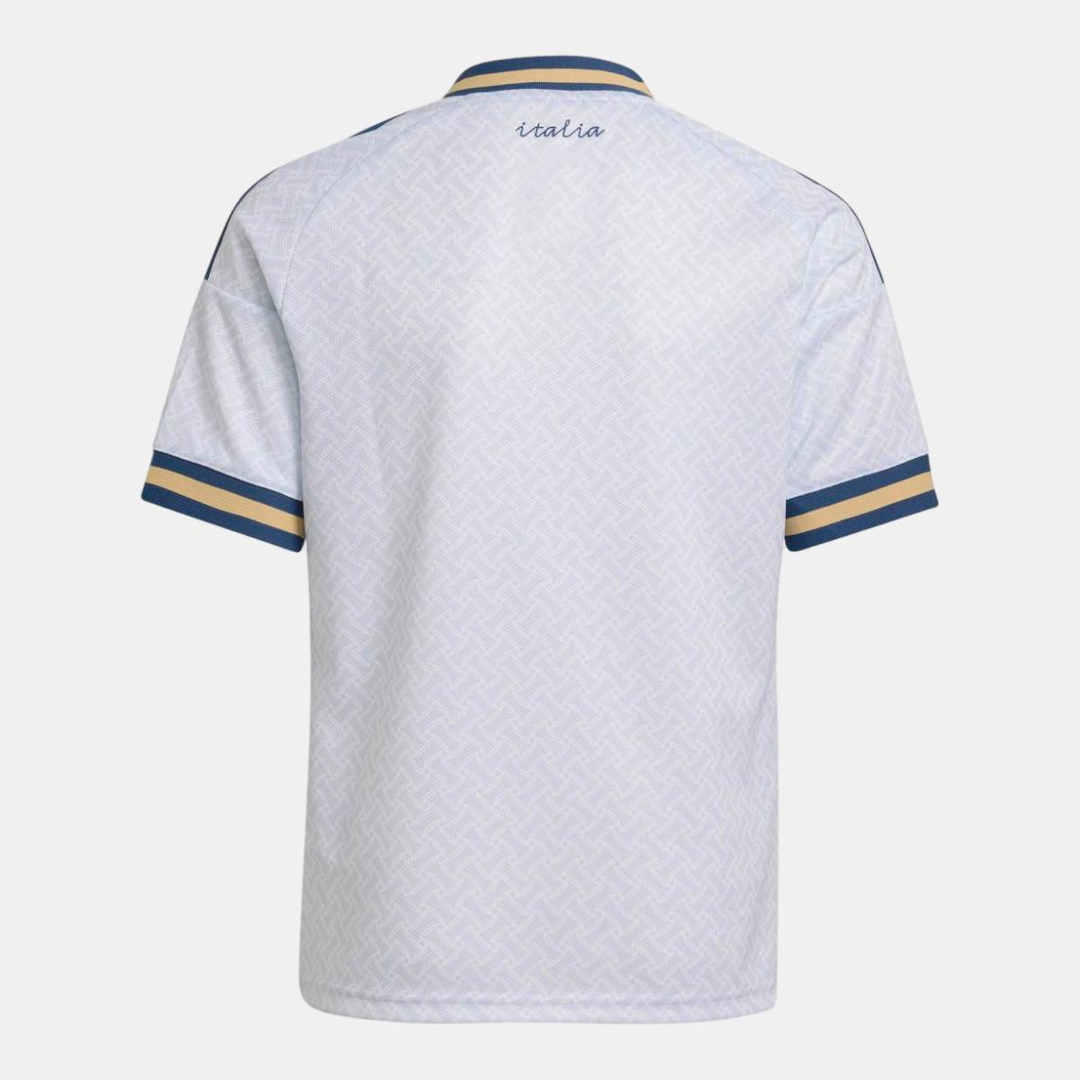 T-shirt de Criança 2.º Equipamento Itália Mundial 2026 Originals Azul-9