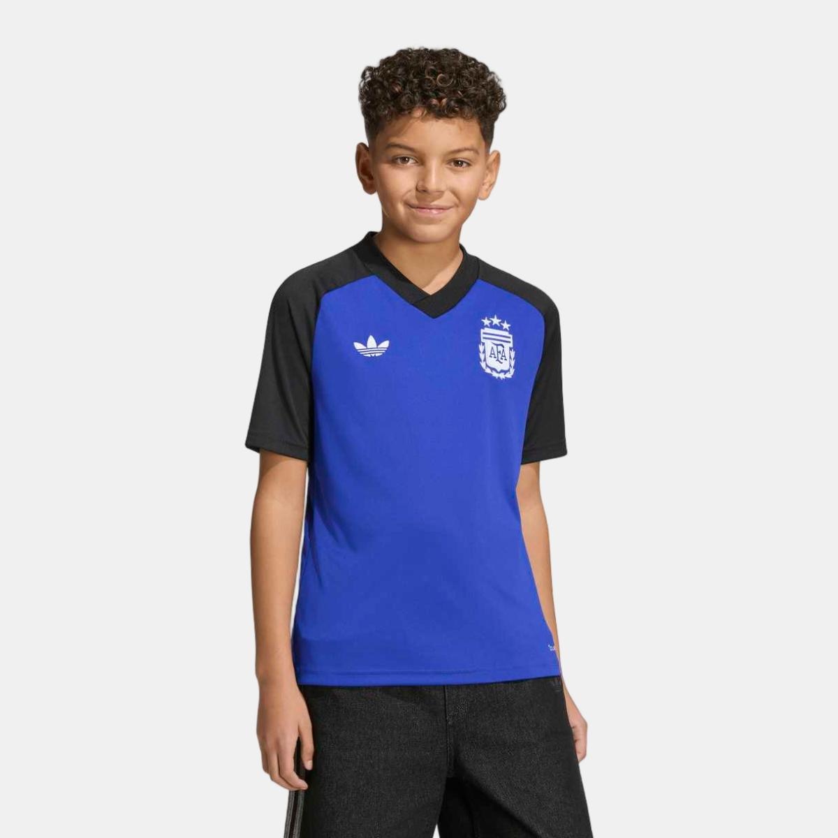 T-shirt de Criança Argentina Mundial 2026 Pre Match Azul-3