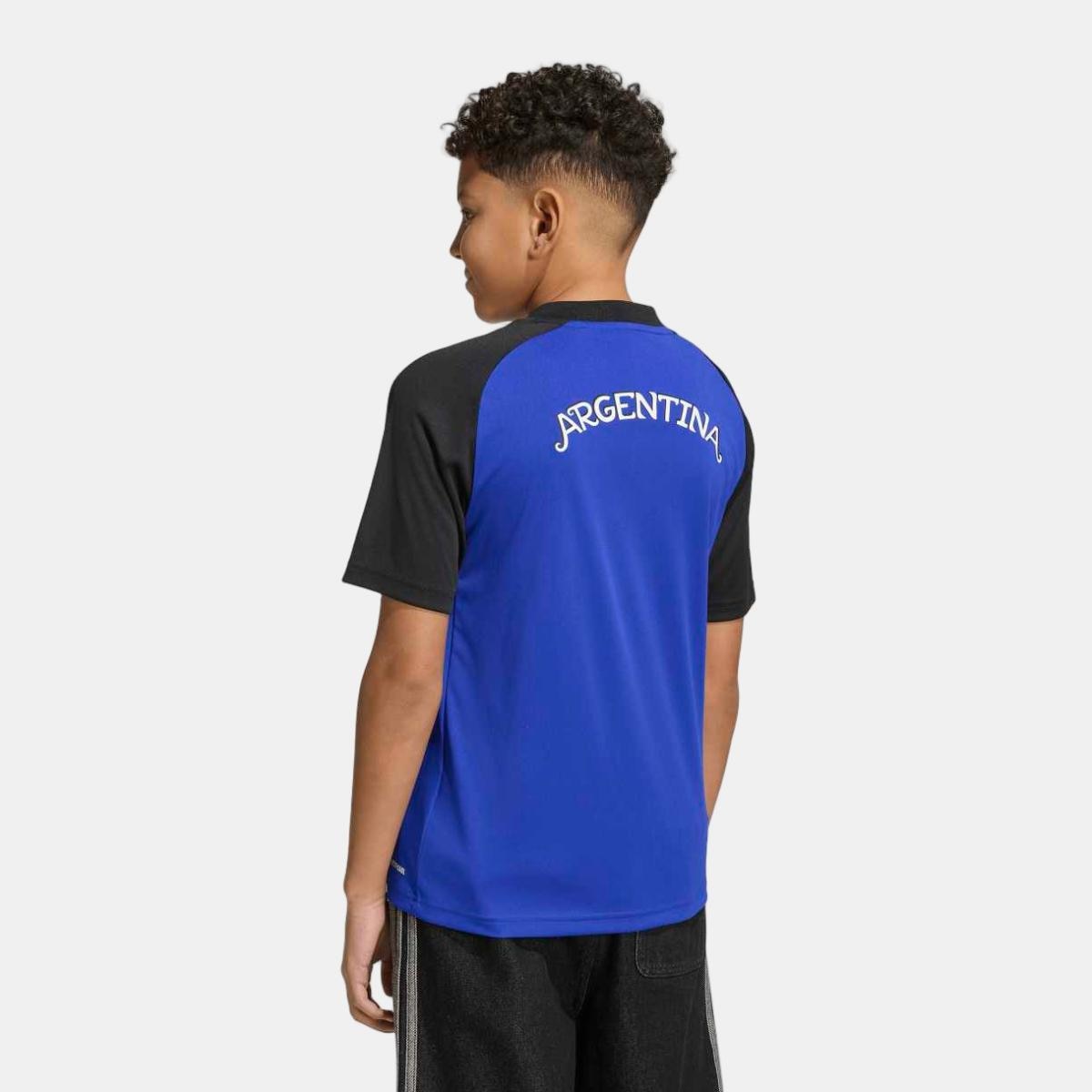 T-shirt de Criança Argentina Mundial 2026 Pre Match Azul-4