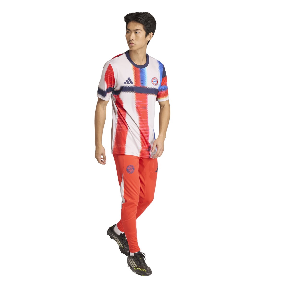 T-shirt de Homem FC Bayern Munich 2025-2026 Pre Match Azul-5
