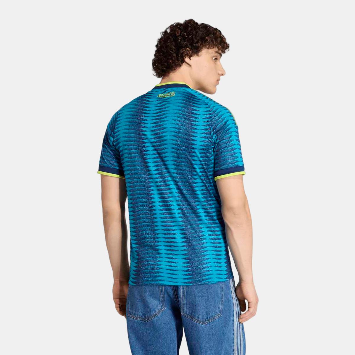 T-shirt de Homem 2.º Equipamento Colômbia Mundial 2026 Originals Azul-2