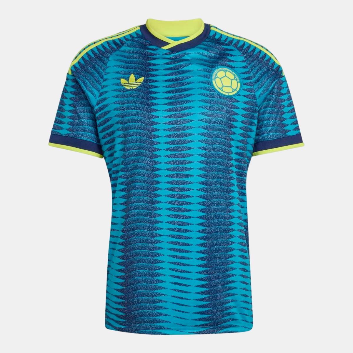 T-shirt de Homem 2.º Equipamento Colômbia Mundial 2026 Originals Azul-6