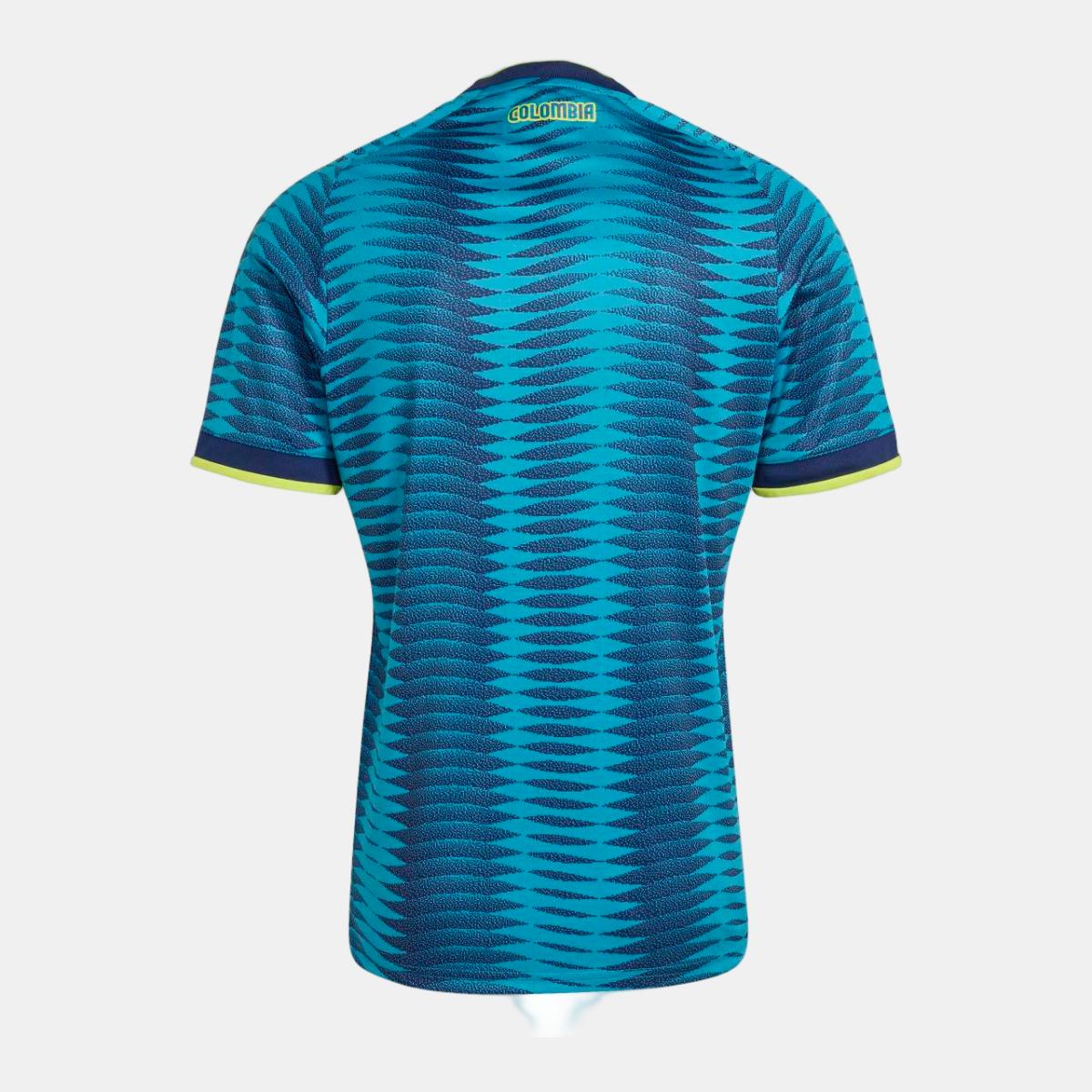 T-shirt de Homem 2.º Equipamento Colômbia Mundial 2026 Originals Azul-7