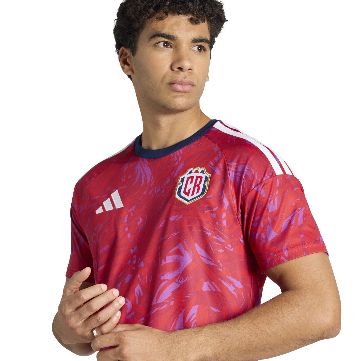 T-shirt de Homem 1.º Equipamento Costa Rica Mundial 2026 Vermelho-4