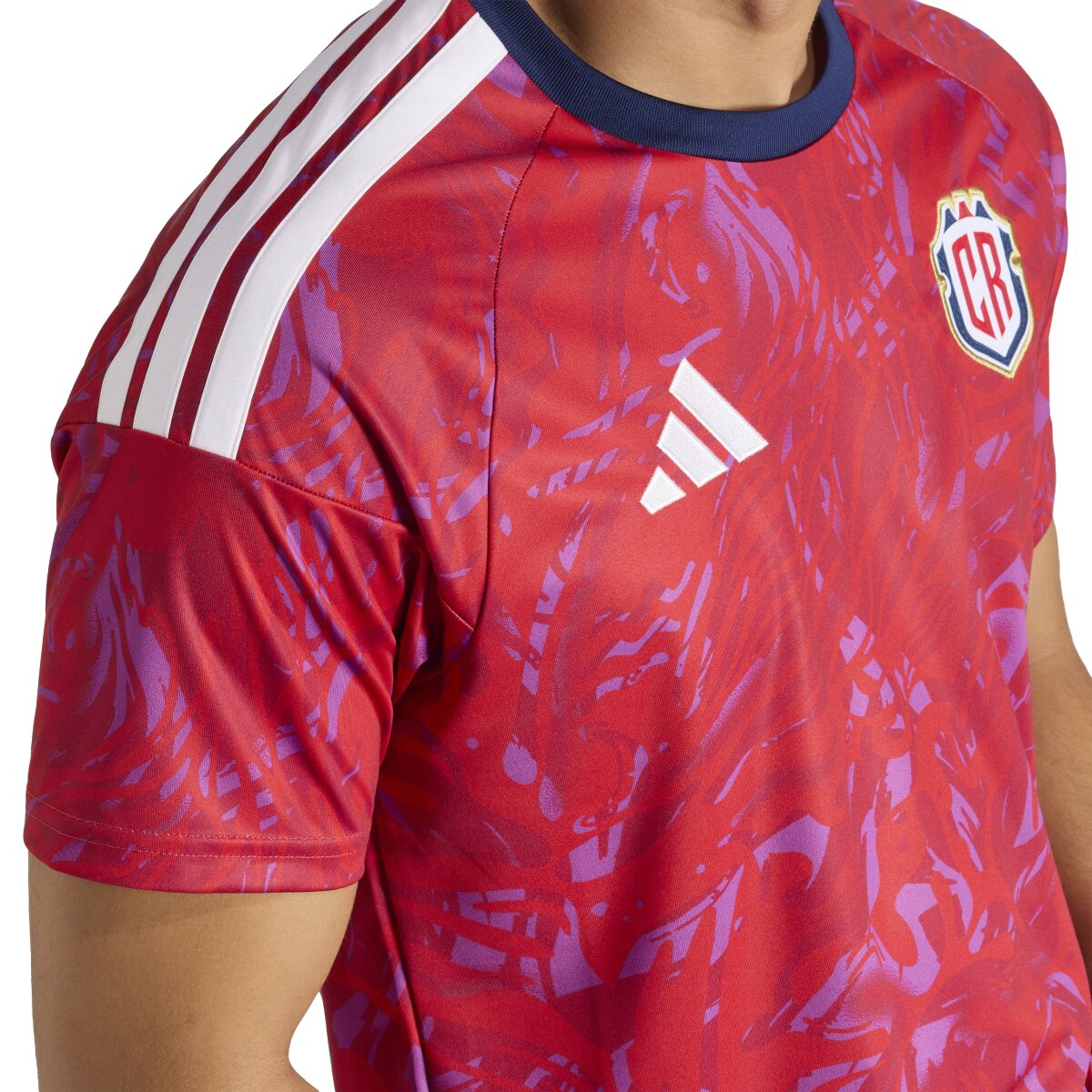 T-shirt de Homem 1.º Equipamento Costa Rica Mundial 2026 Vermelho-5
