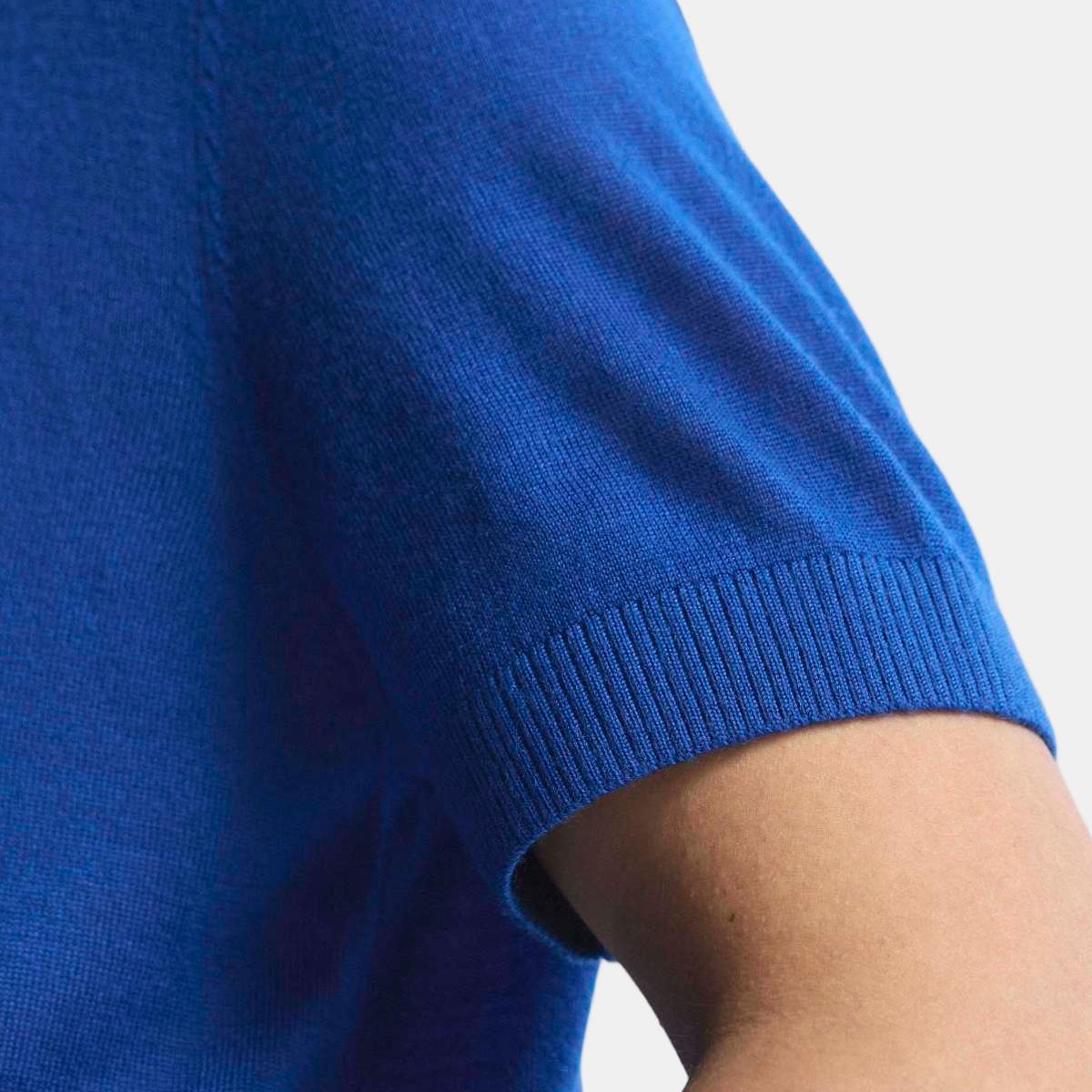 T-shirt de Homem Itália Retro 1970 Azul-5