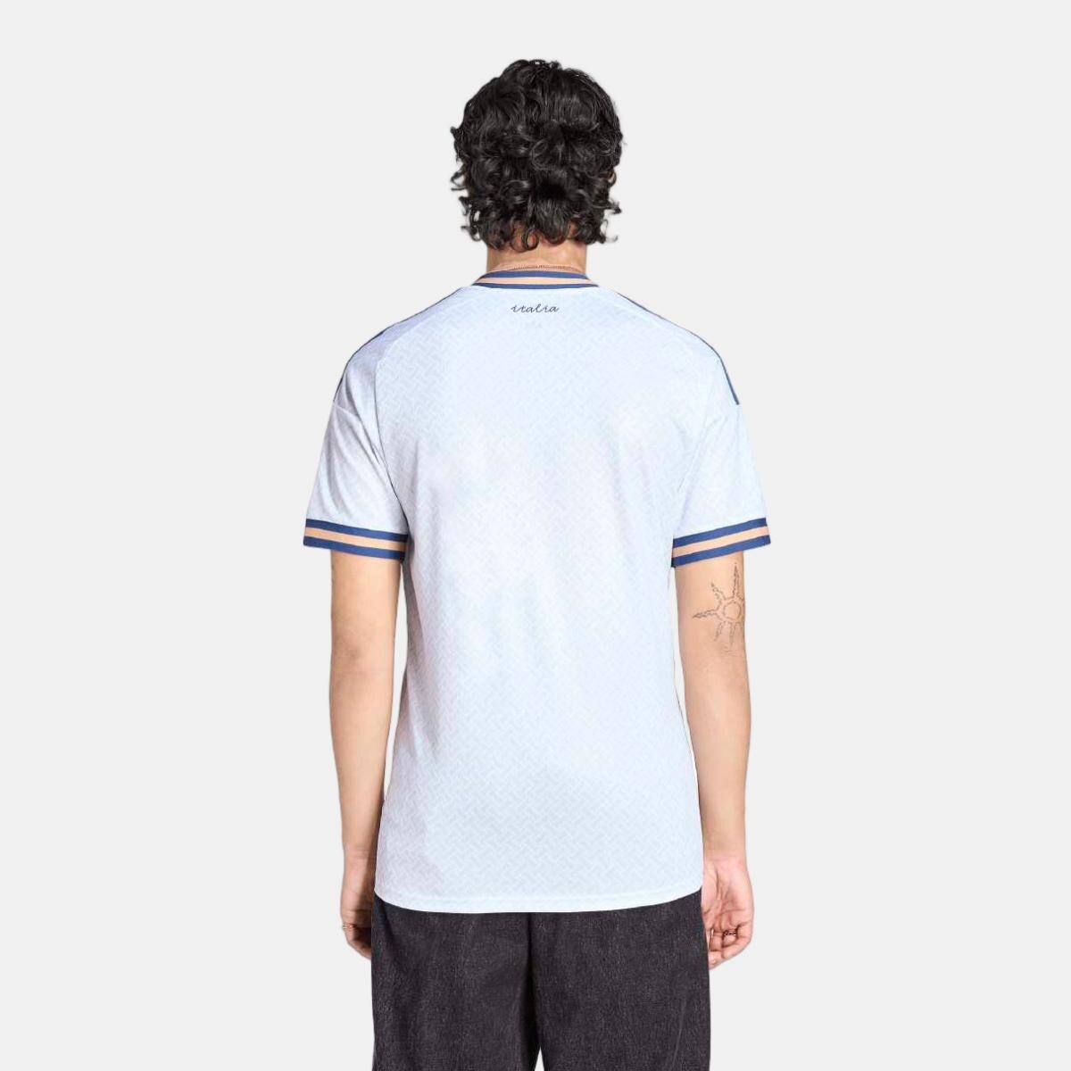 T-shirt de Homem 2.º Equipamento Itália Mundial 2026 Originals Azul-2