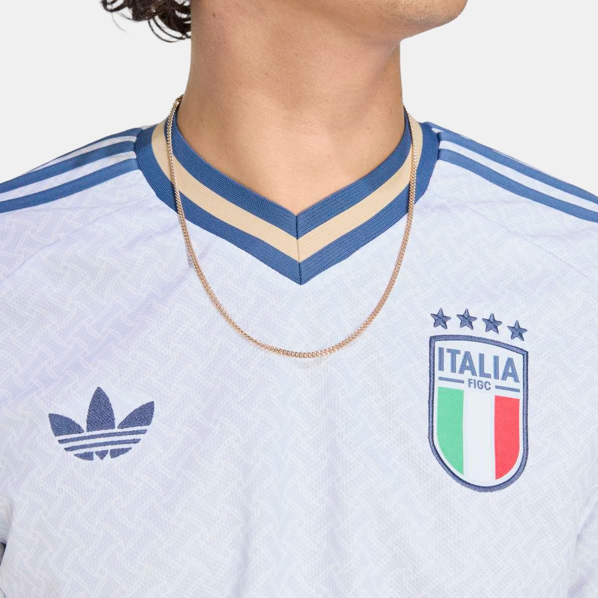T-shirt de Homem 2.º Equipamento Itália Mundial 2026 Originals Azul-4