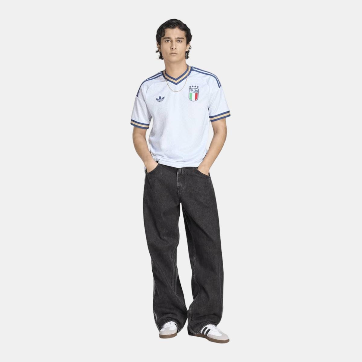 T-shirt de Homem 2.º Equipamento Itália Mundial 2026 Originals Azul-5