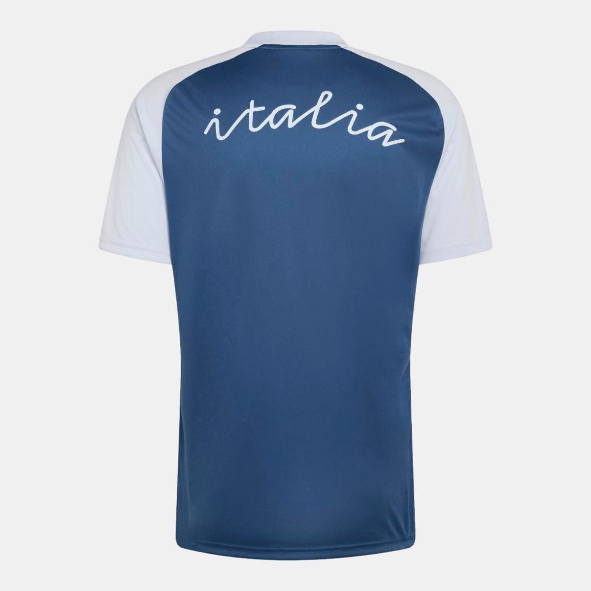 T-shirt de Homem Itália Mundial 2026 Pre Match Azul-marinho-7