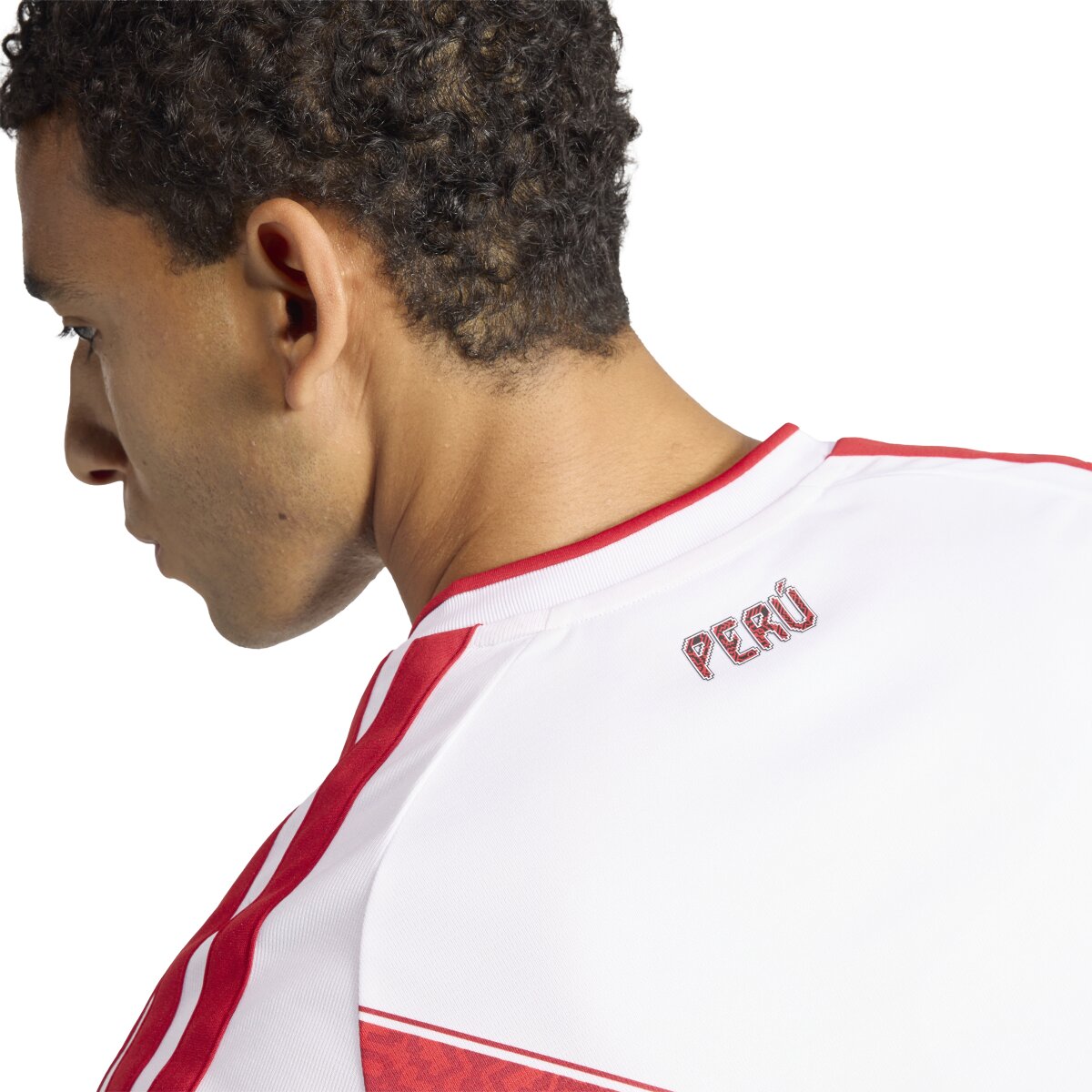 T-shirt de Homem 1.º Equipamento Peru Mundial 2026 Branco-5