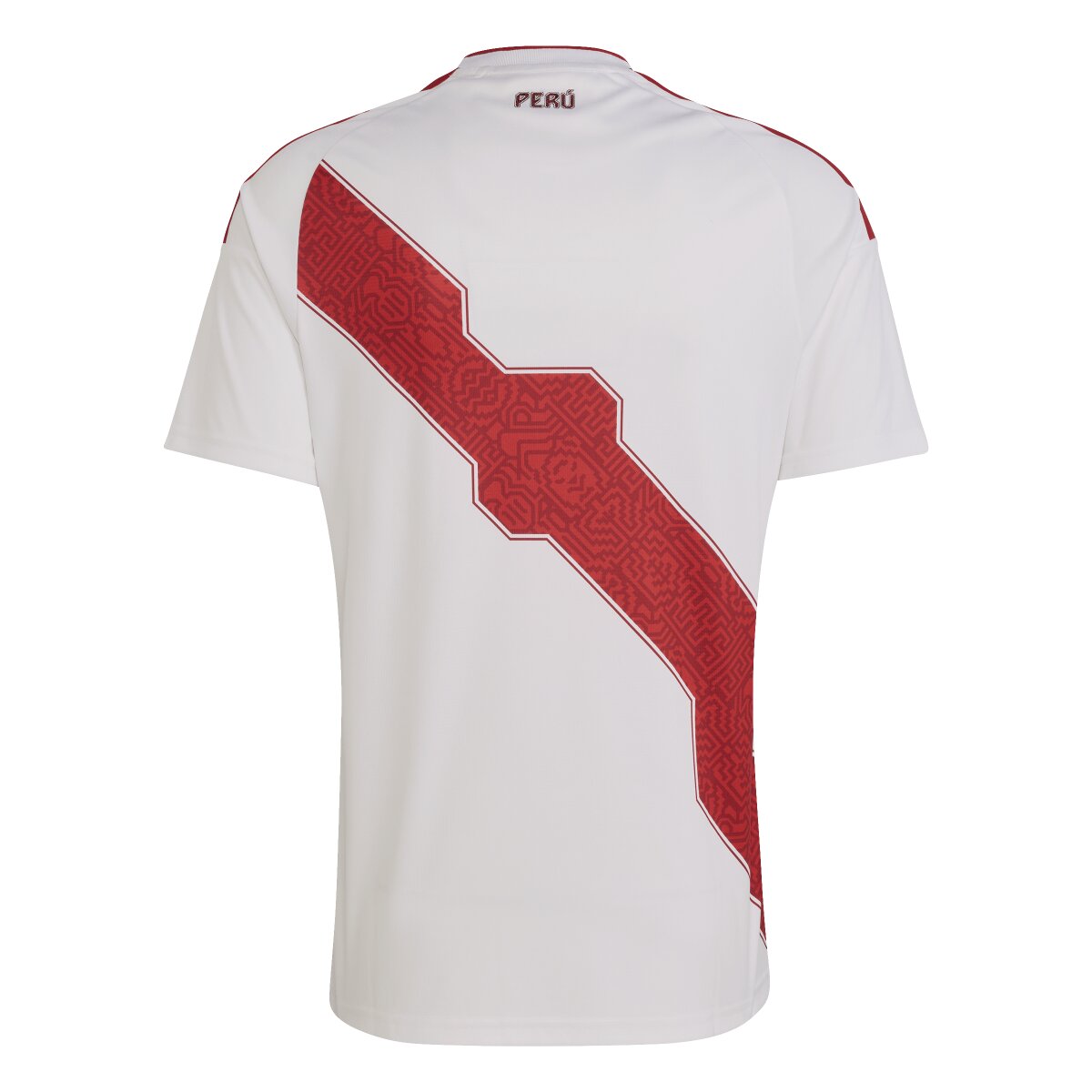 T-shirt de Homem 1.º Equipamento Peru Mundial 2026 Branco-7
