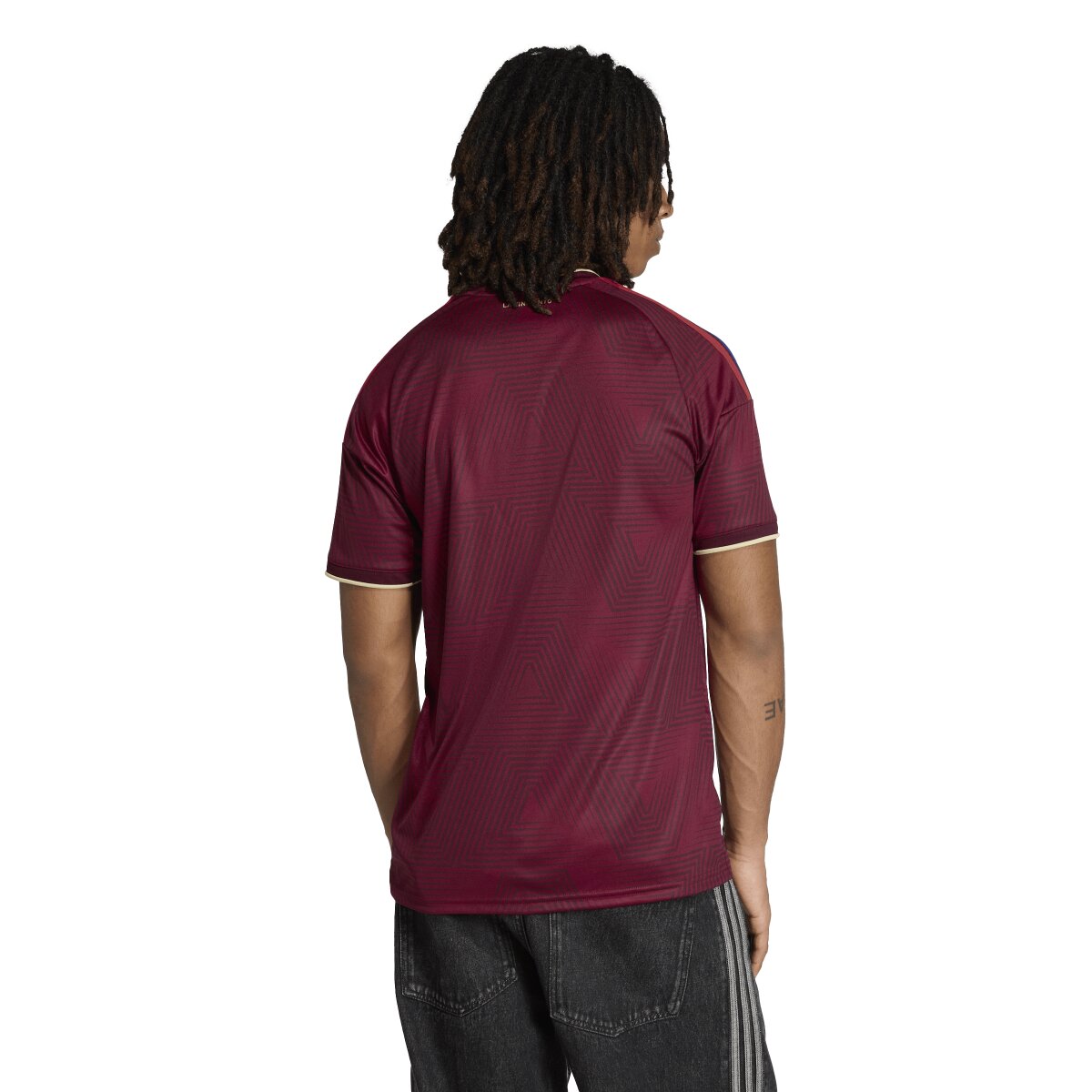 T-shirt de Homem 1.º Equipamento Venezuela Mundial 2026 Grená-2