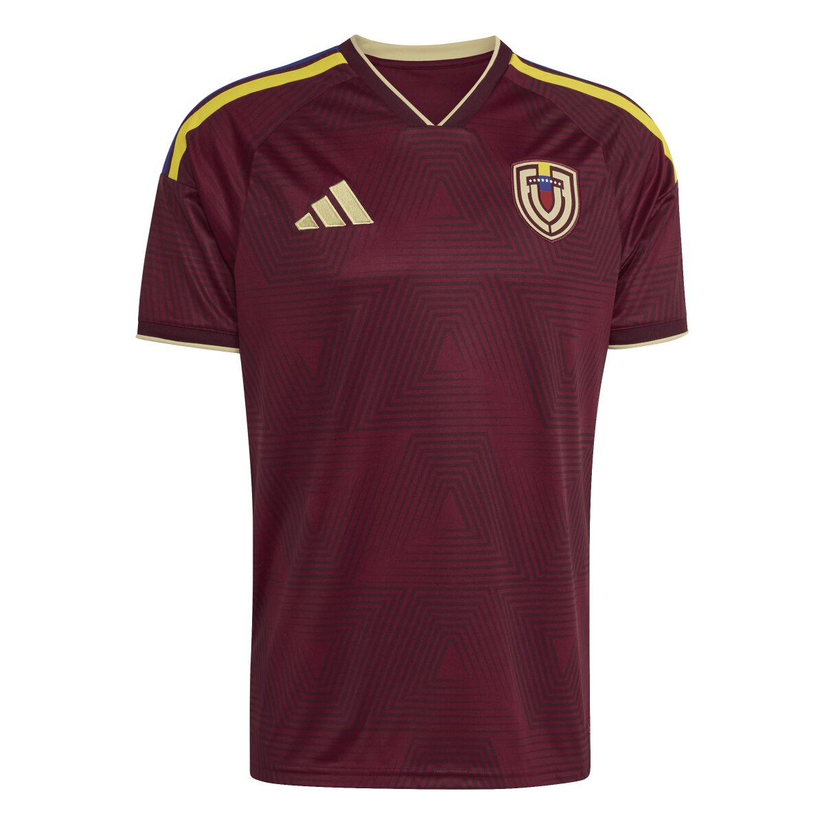 T-shirt de Homem 1.º Equipamento Venezuela Mundial 2026 Grená-6