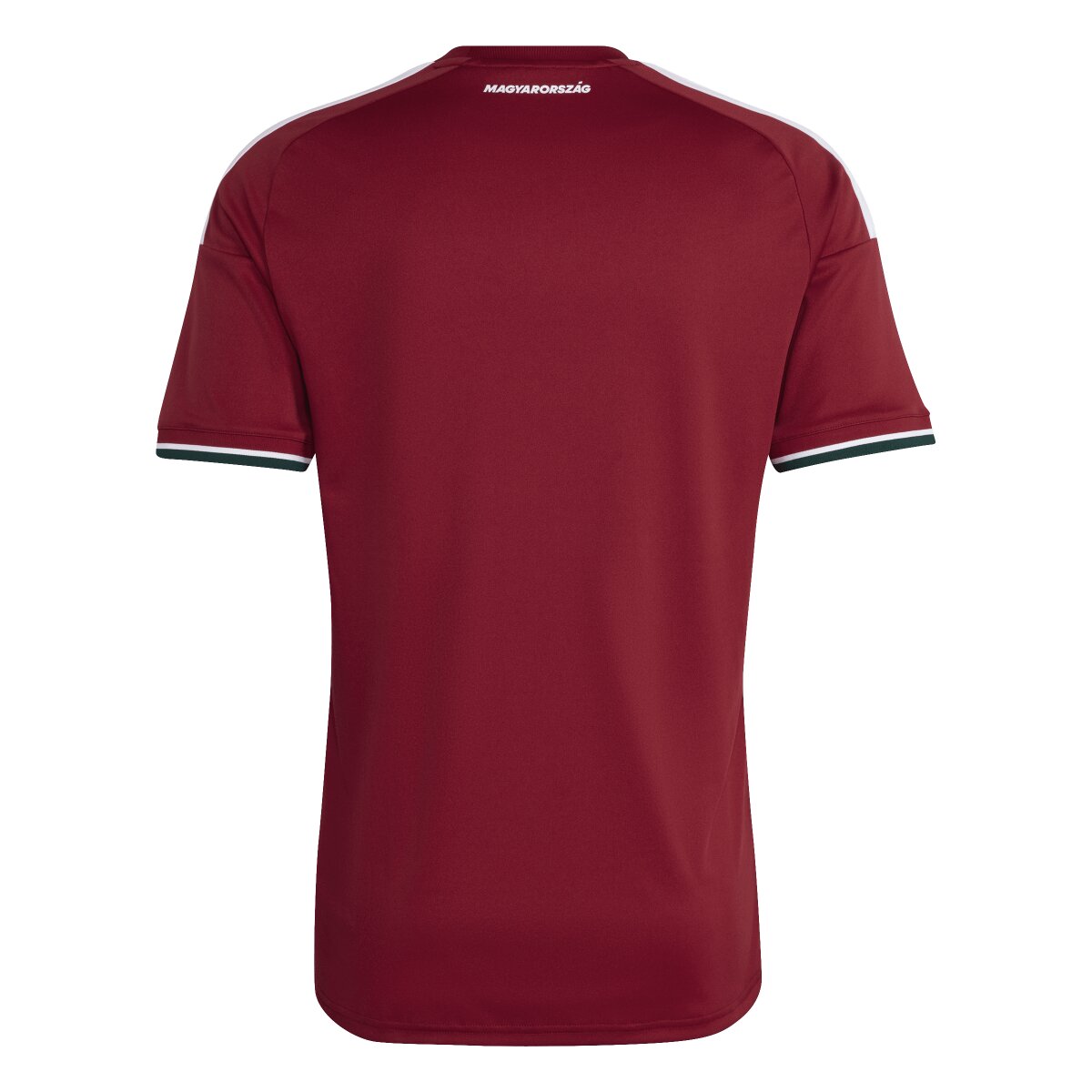 T-shirt de Homem 1.º Equipamento Hungria Mundial 2026 Vermelho-9
