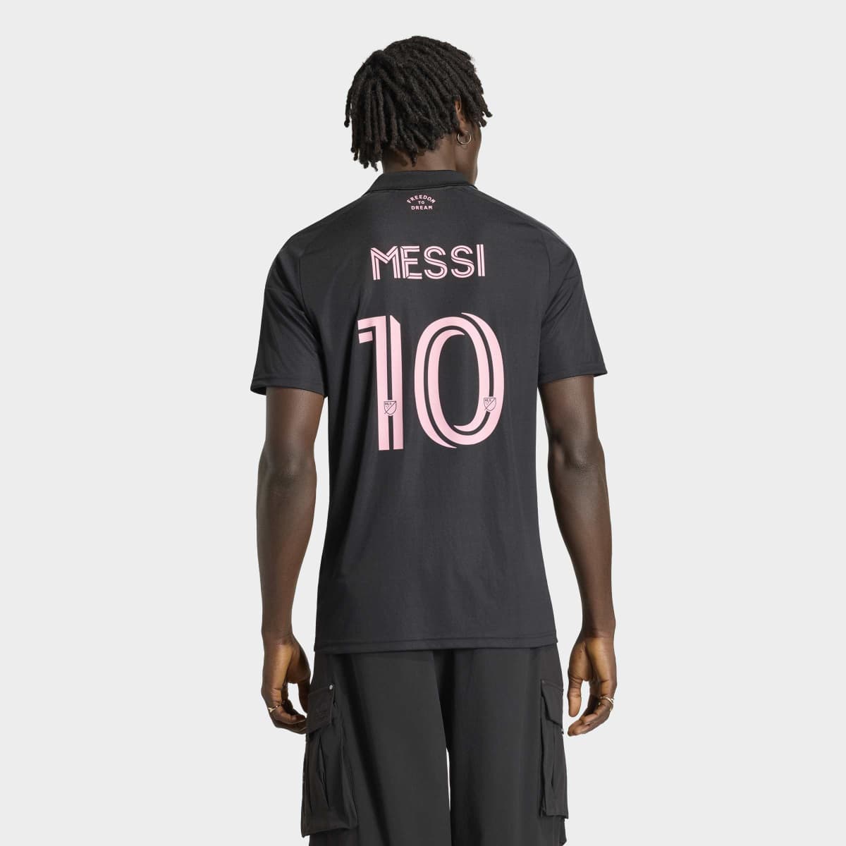 T-shirt de Homem 2.º Equipamento Inter Miami Originals Preto / Rosa-2