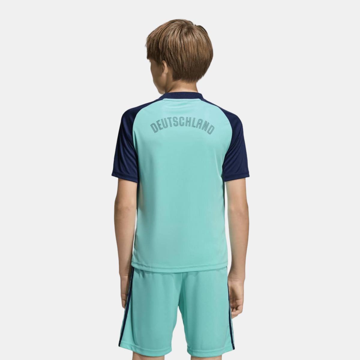T-shirt de Criança Alemanha Mundial 2026 Pre Match Azul-3