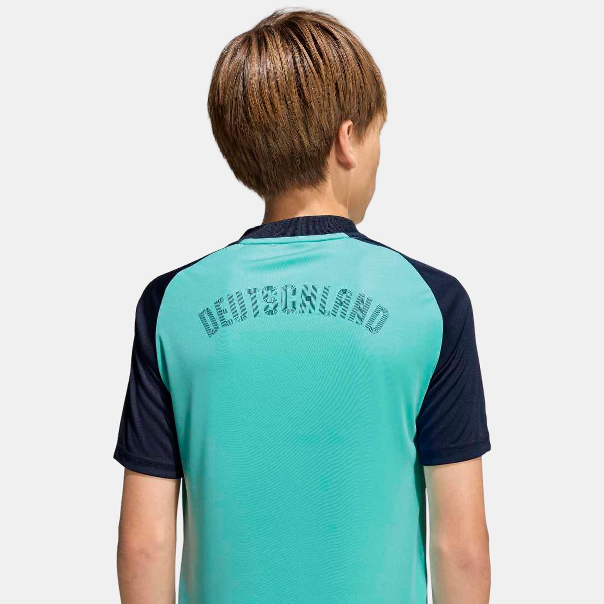 T-shirt de Criança Alemanha Mundial 2026 Pre Match Azul-5