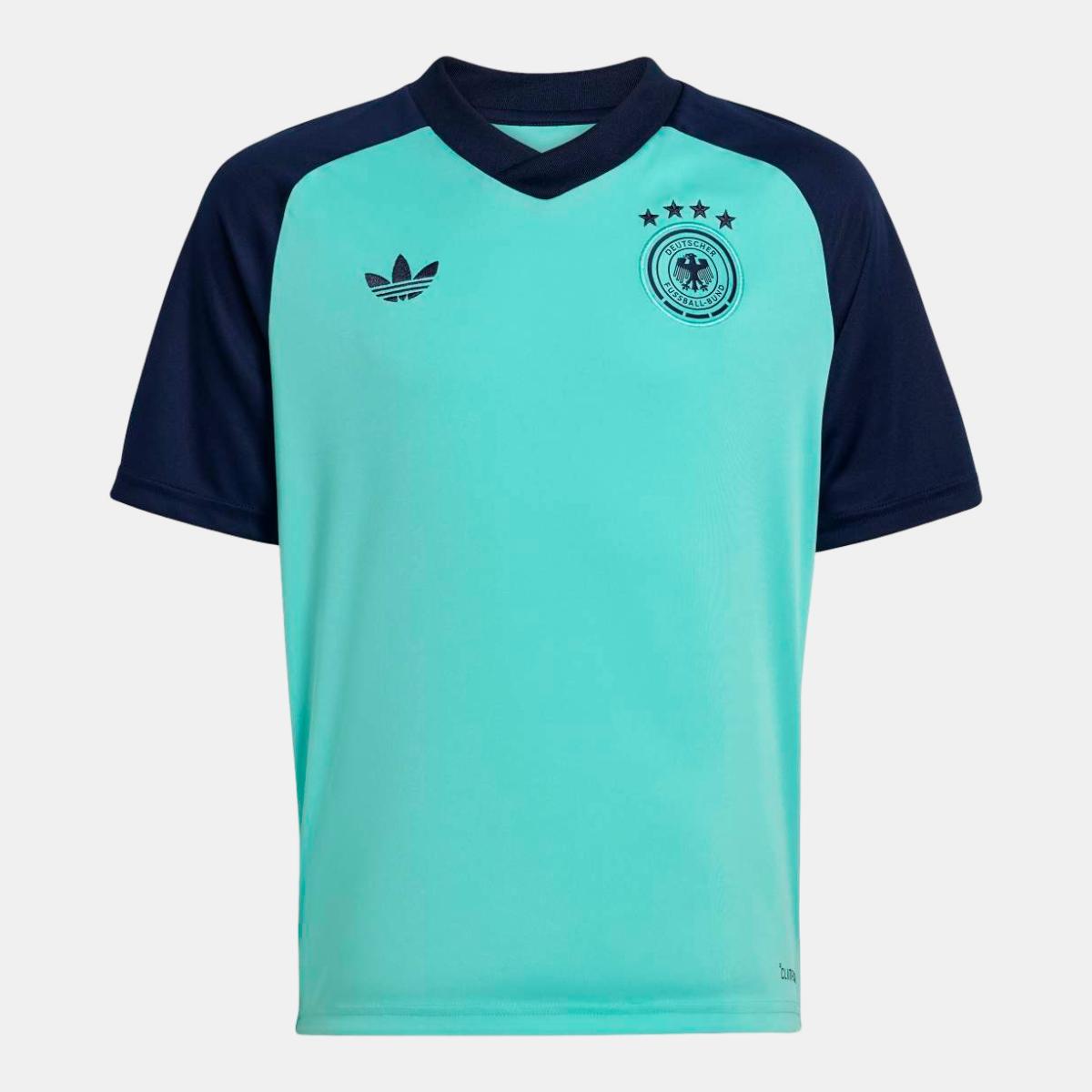 T-shirt de Criança Alemanha Mundial 2026 Pre Match Azul-8