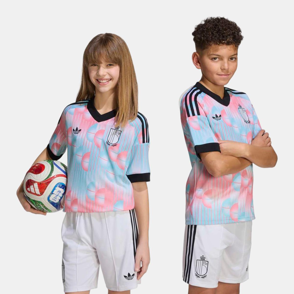 Imagem 0 de T-shirt de Criança 2.º Equipamento Bélgica Mundial 2026 Originals