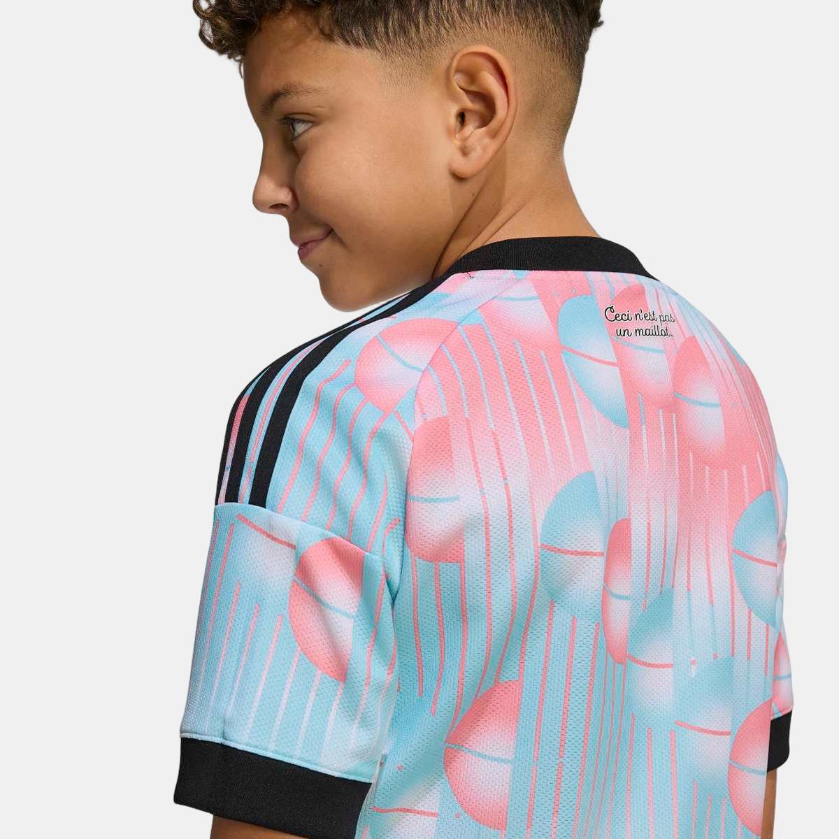 T-shirt de Criança 2.º Equipamento Bélgica Mundial 2026 Originals Azul-5