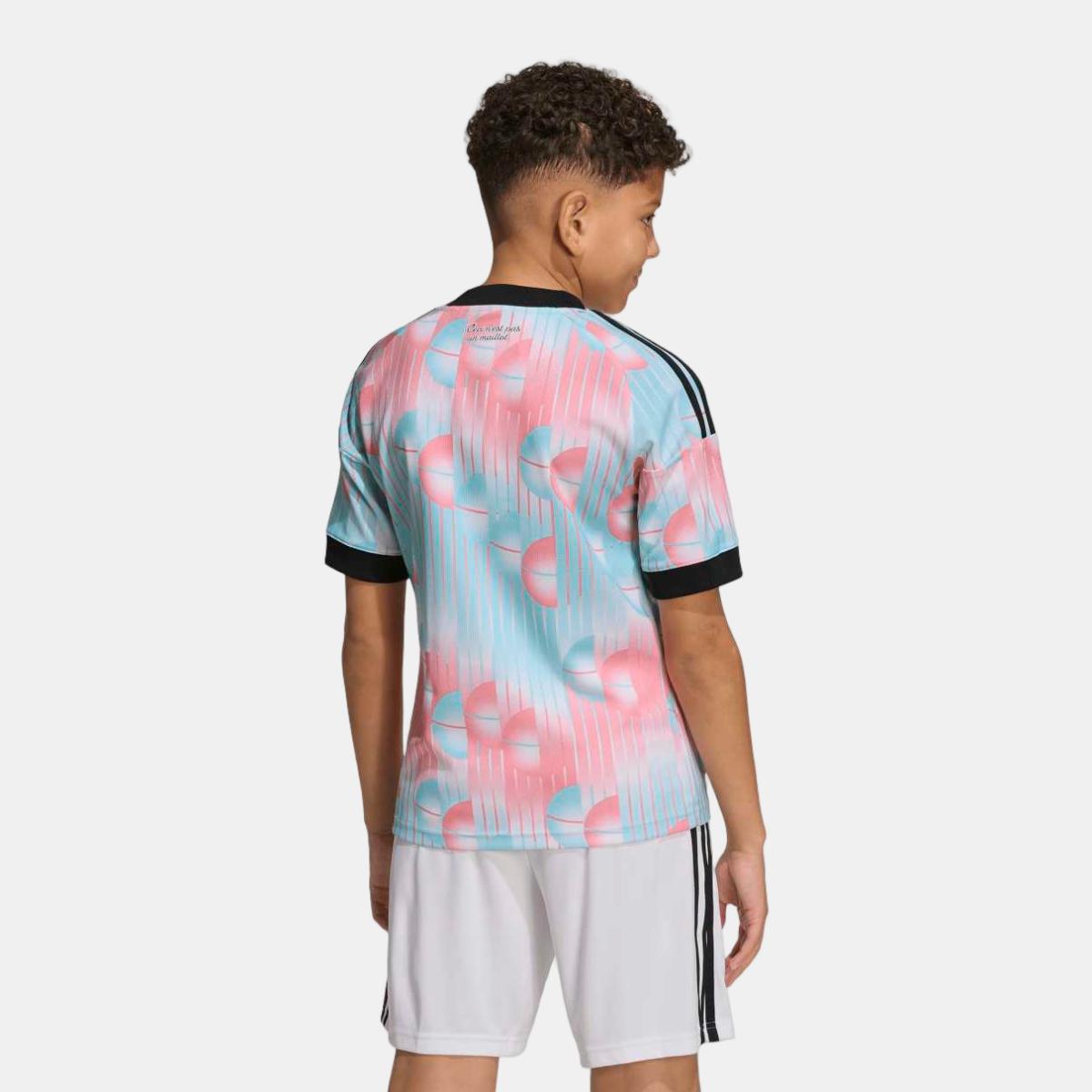 T-shirt de Criança 2.º Equipamento Bélgica Mundial 2026 Originals Azul-8