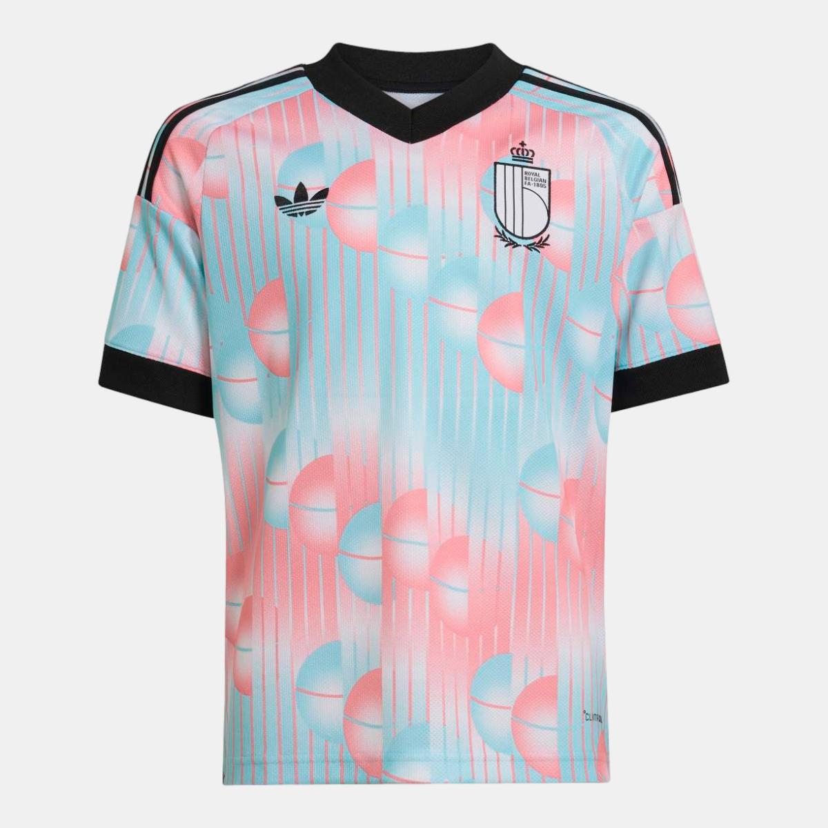 T-shirt de Criança 2.º Equipamento Bélgica Mundial 2026 Originals Azul-9