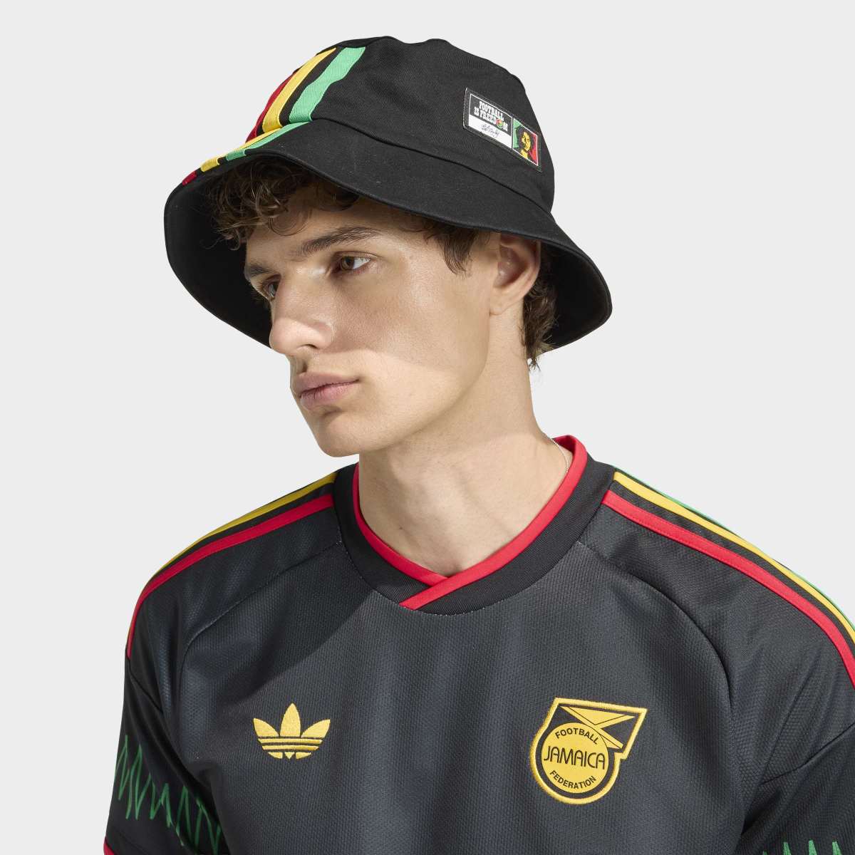 T-shirt de Homem 2.º Equipamento Jamaica Mundial 2026 Originals Preto-4