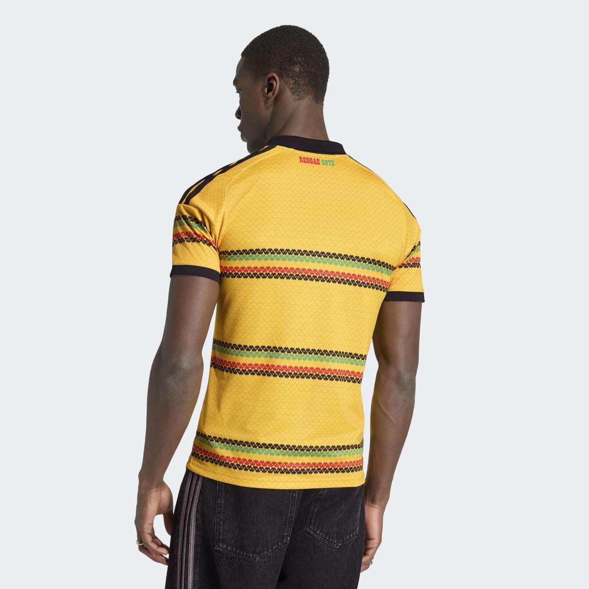 T-shirt de Homem 1.º Equipamento Jamaica Mundial 2026 Amarelo / Preto-2