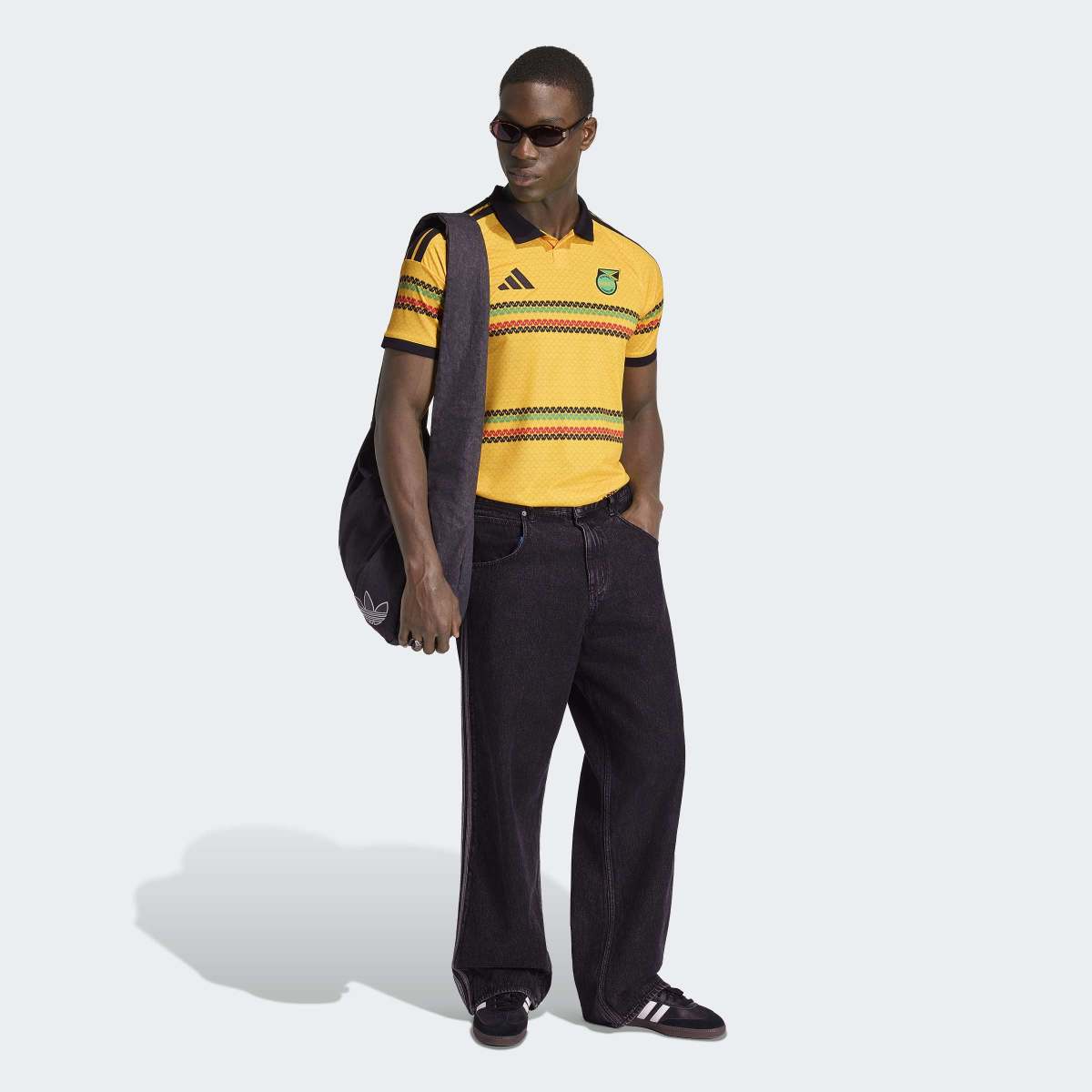 T-shirt de Homem 1.º Equipamento Jamaica Mundial 2026 Amarelo / Preto-3