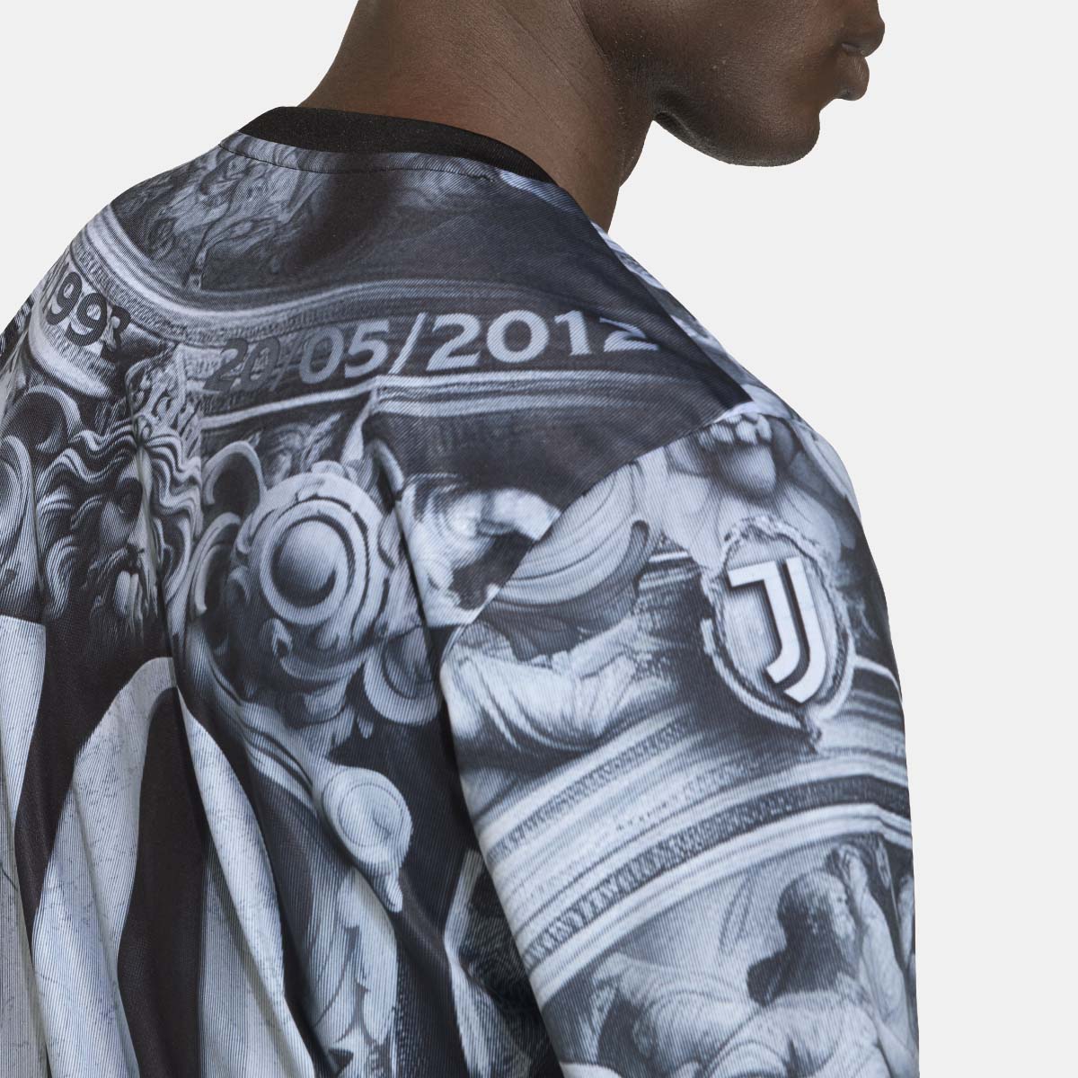 T-shirt de Homem Juventus FC 2025-2026 Pre Match Preto-7