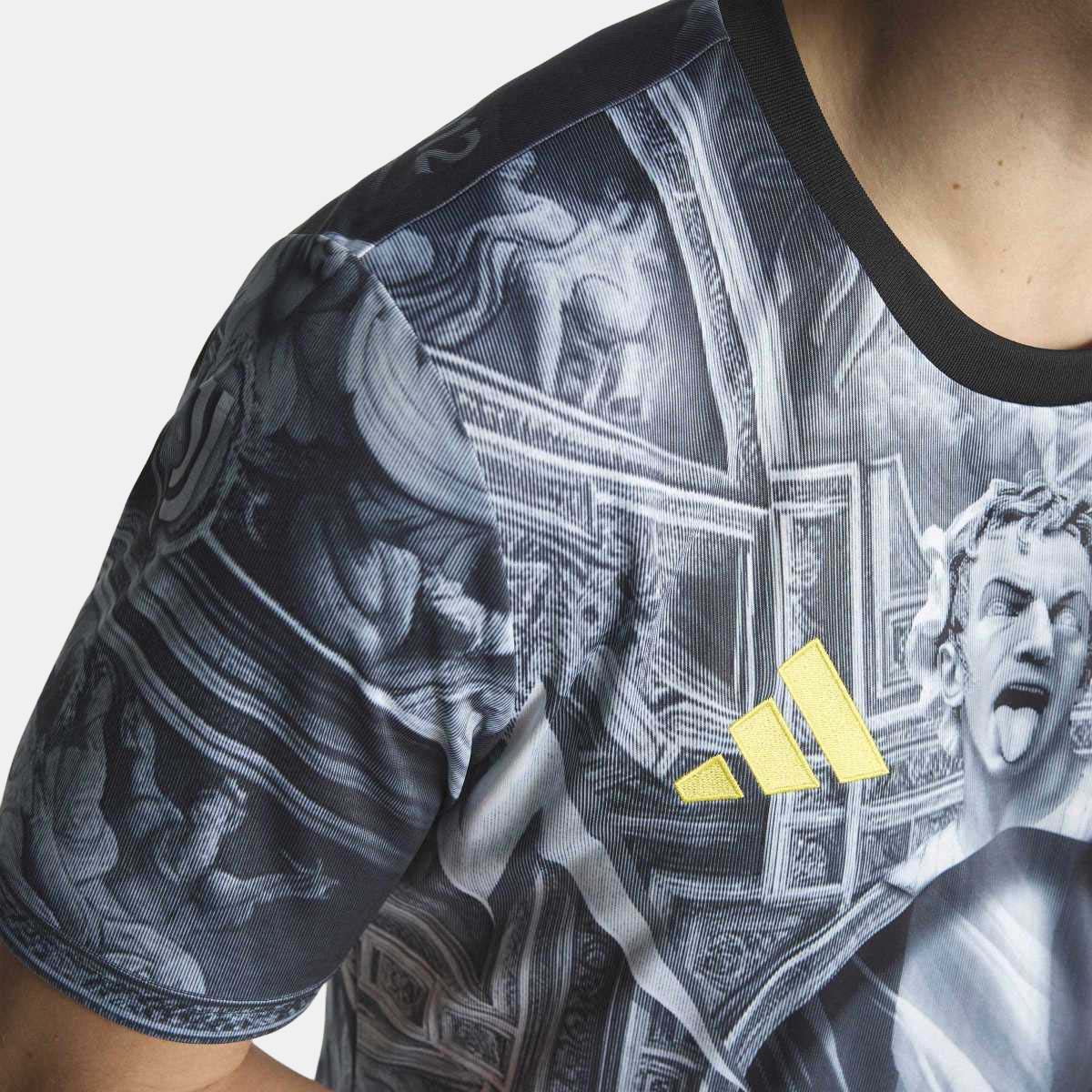 T-shirt de Homem Juventus FC 2025-2026 Pre Match Preto-15