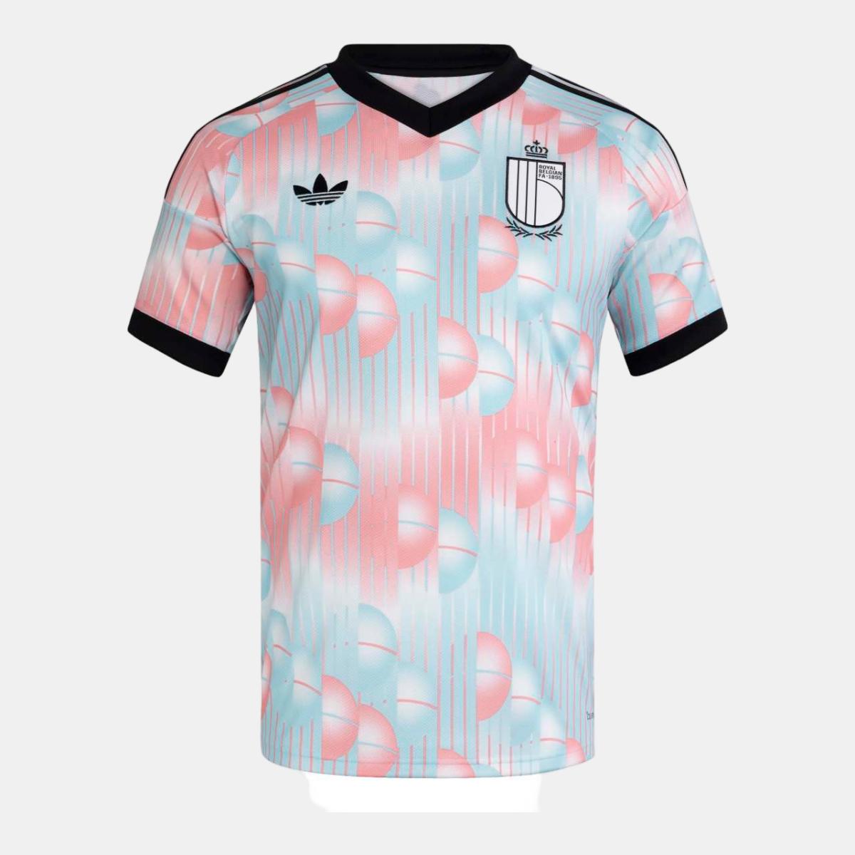 T-shirt de Homem 2.º Equipamento Bélgica Mundial 2026 Originals Azul-6