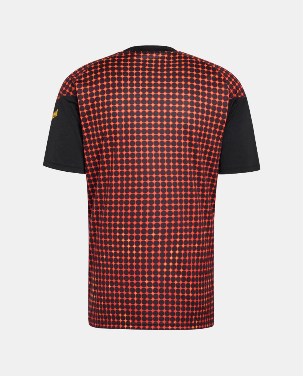 T-shirt de Homem Bélgica Mundial 2026 Pre Match Preto / Vermelho-2