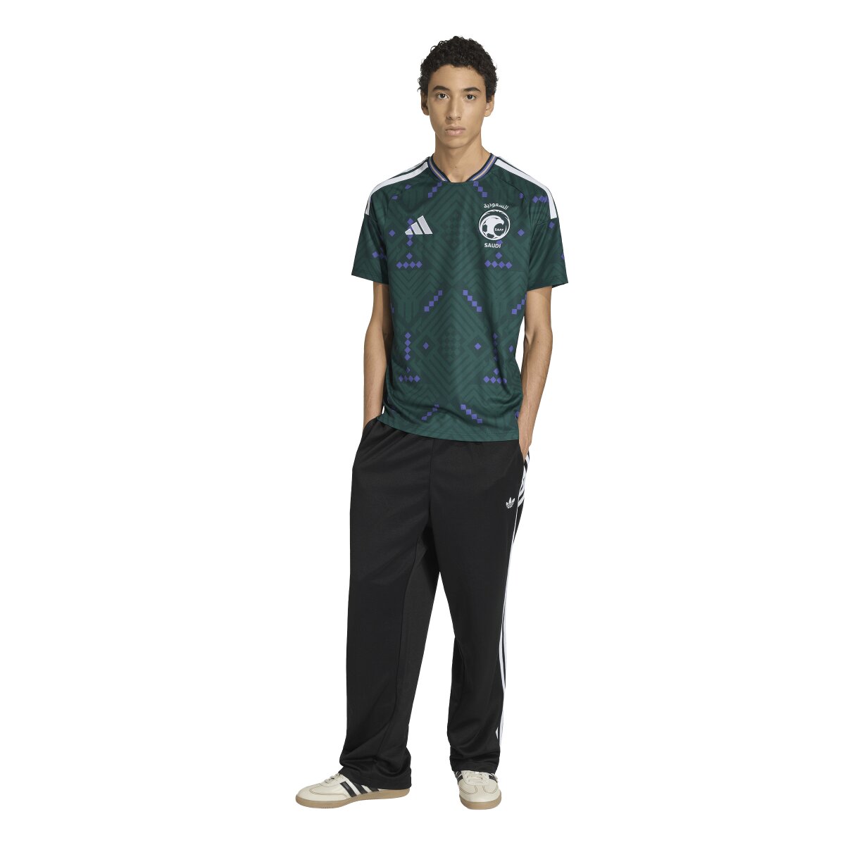 T-shirt de Homem 1.º Equipamento Arábia Saudita Mundial 2026 Branco-4