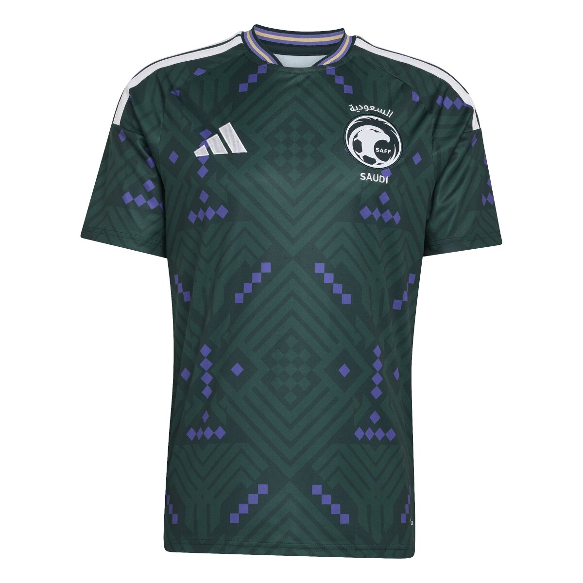 T-shirt de Homem 1.º Equipamento Arábia Saudita Mundial 2026 Branco-7