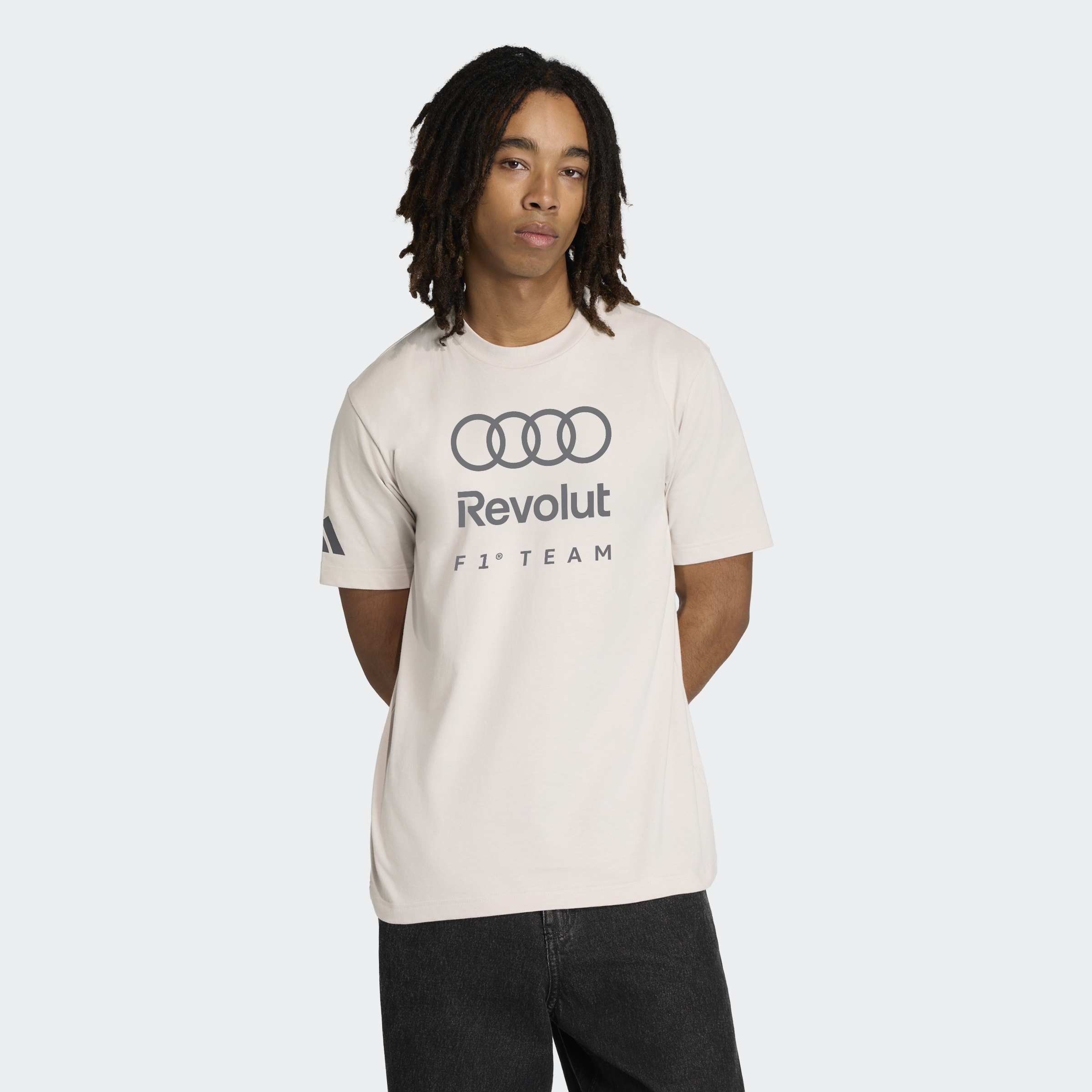 T-shirt de Homem Audi F1 2026 Graphic Areia-1