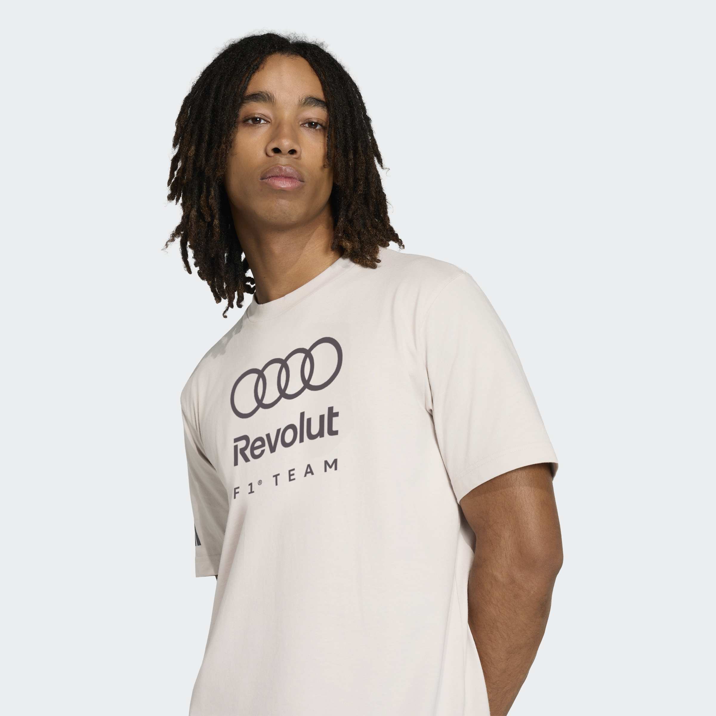 T-shirt de Homem Audi F1 2026 Graphic Areia-6