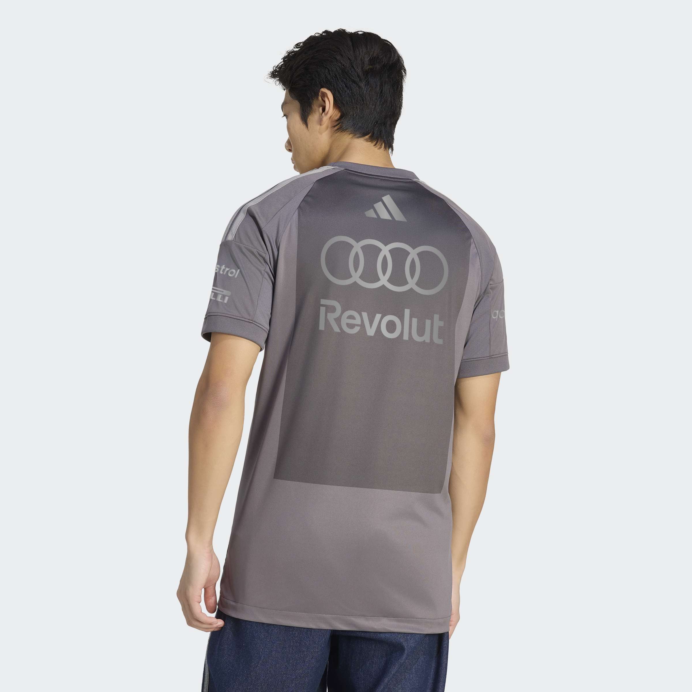 T-shirt de Homem Driver Cinzento-2