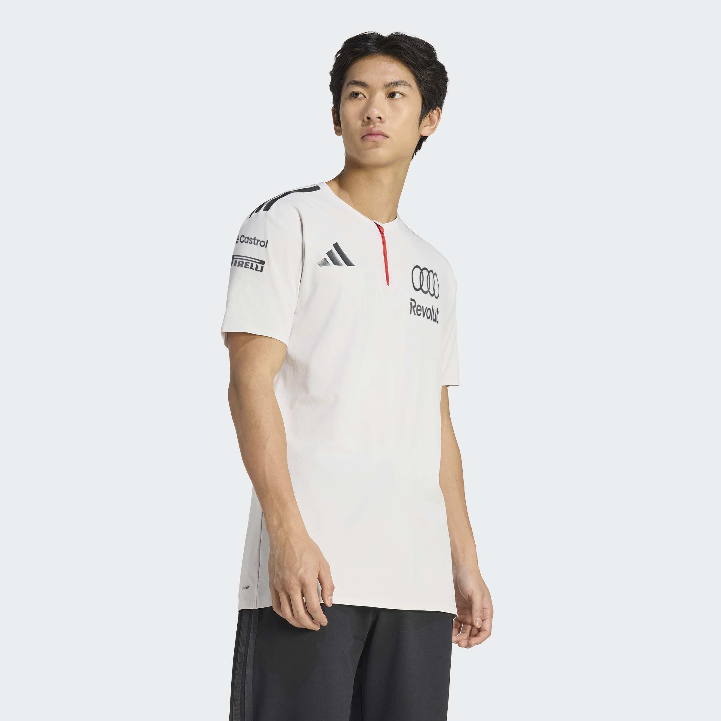 Polo de Homem Audi F1 2026 Areia-3