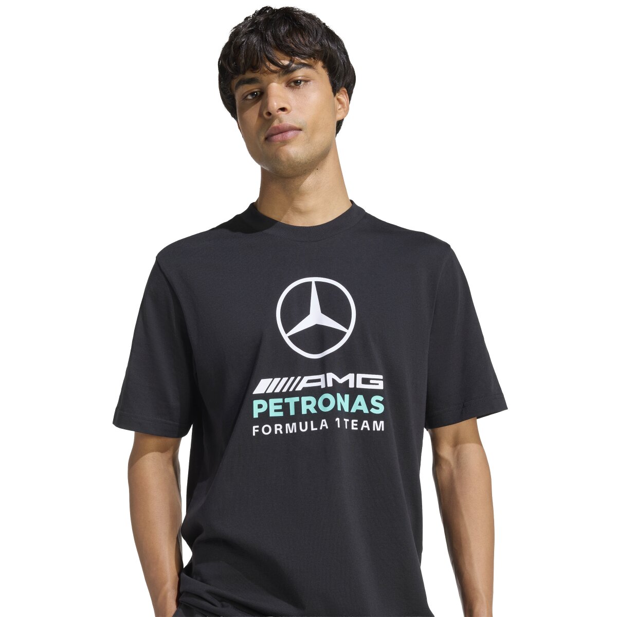 T-shirt de Homem Mercedes F1 2026 Preto / Verde-4